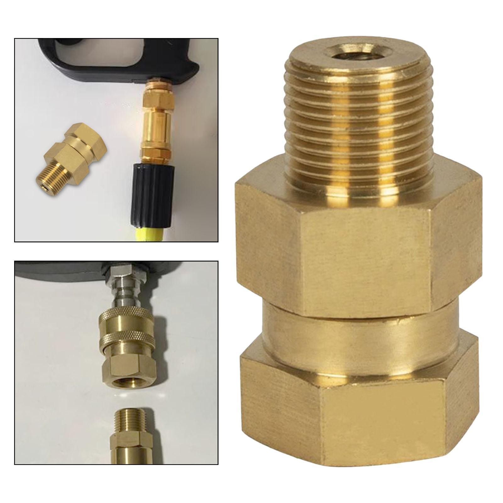 Pressure Washer Swivel Connector G3/8 Male to Female Swivel Coupling