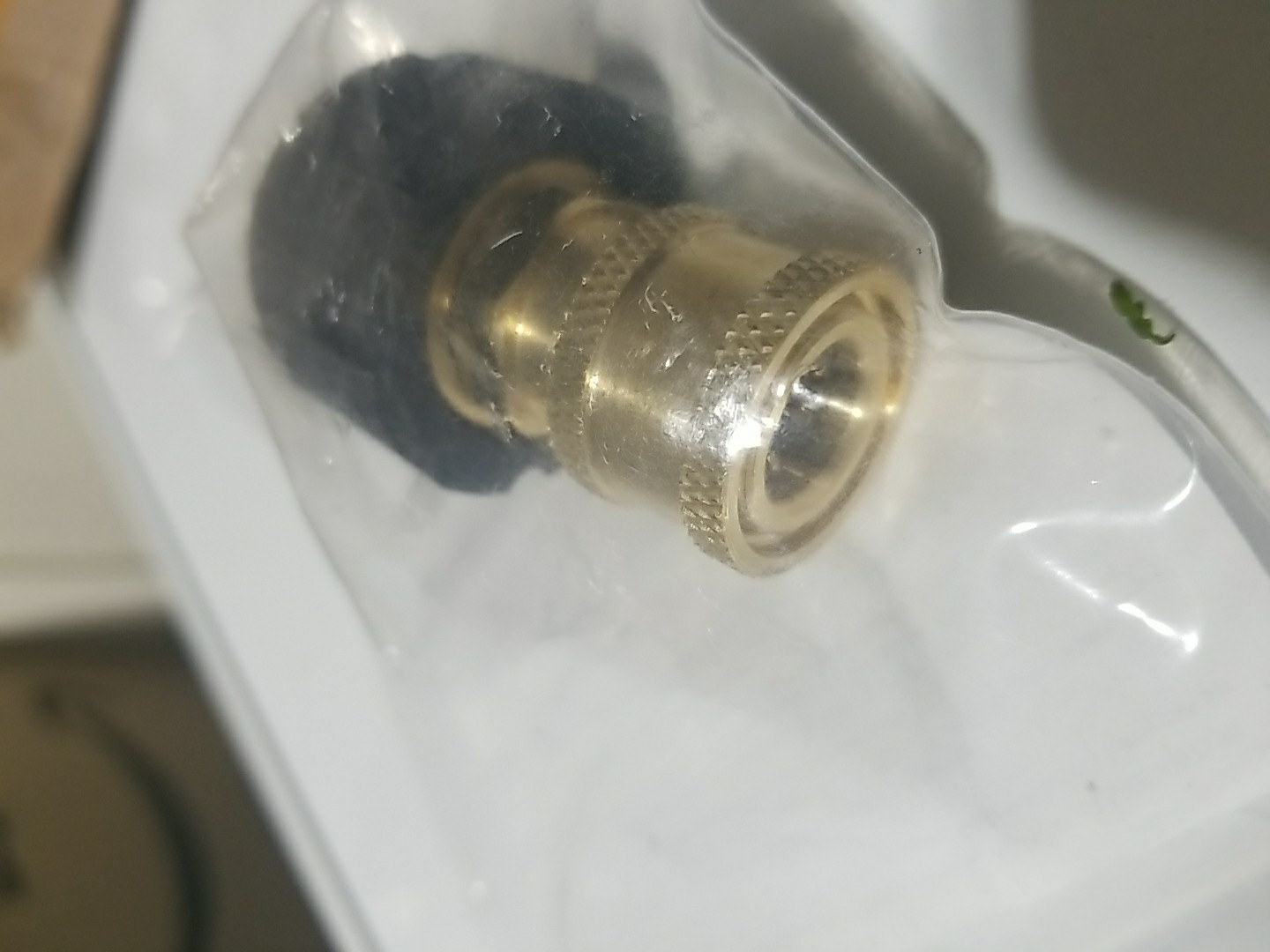 1-Pack M22 14mm to 1/4″ Pressure washer quick connect fitting.