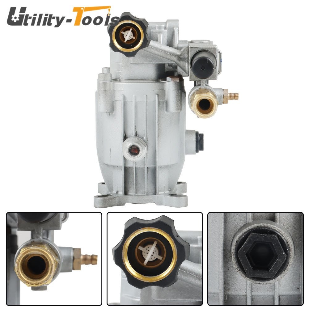 Oil Sealed Pressure Washer Universal Pump 2.5 GPM 3/4 HorizShaft MAX 3000 PSI