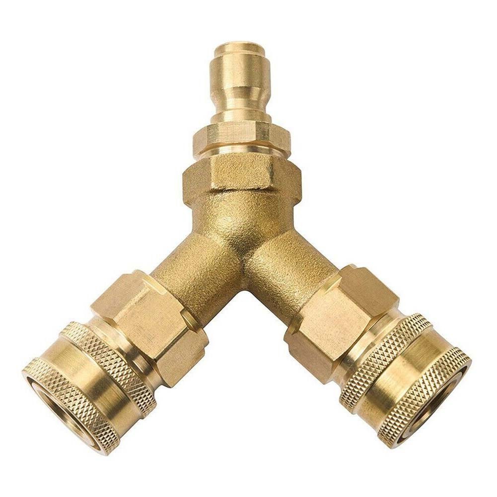 Washer Tee Splitter Brass Dual System For 4.0 GPM Gold Splitter 3/8 Inch