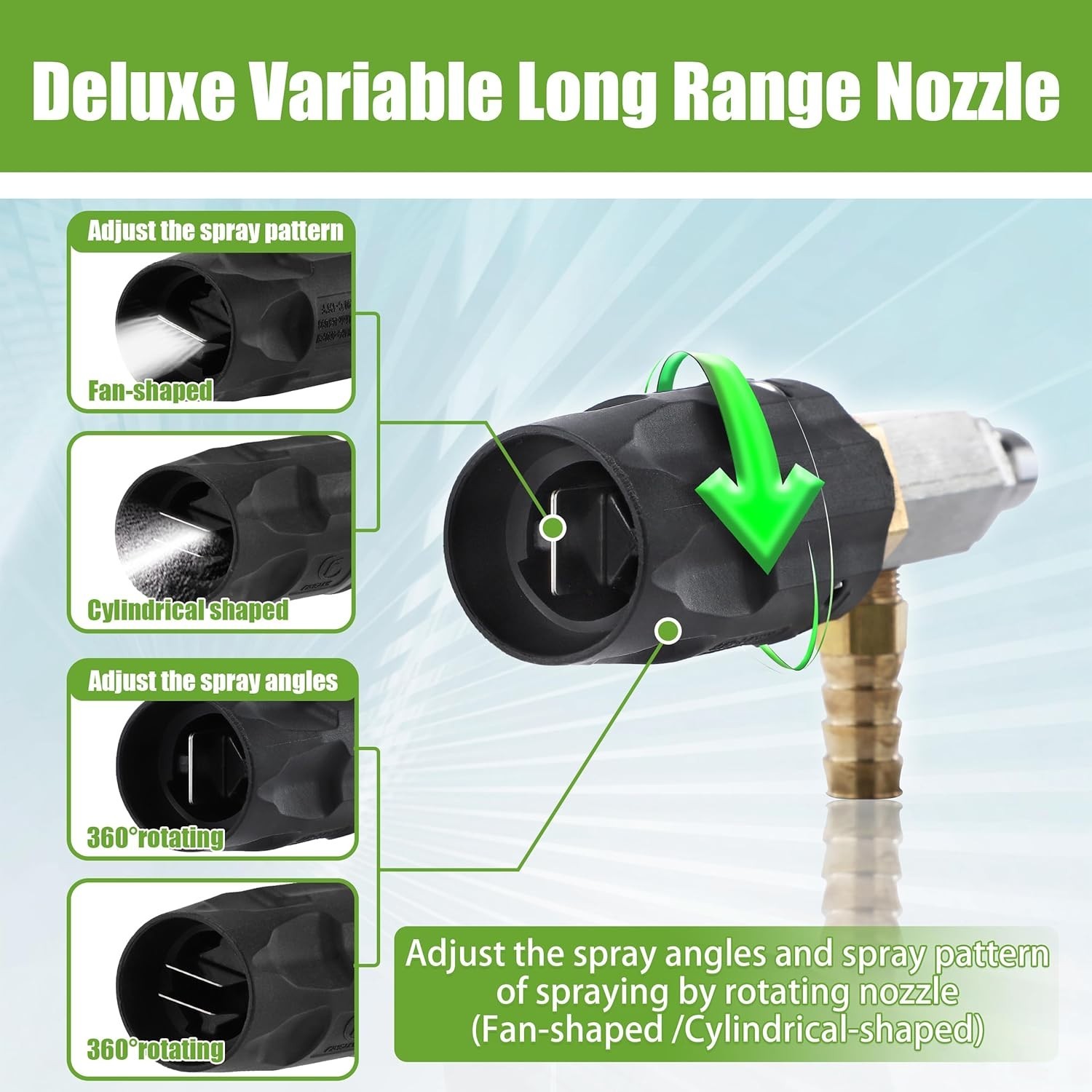 Long Range Chemical Injector Kit for Pressure Washer