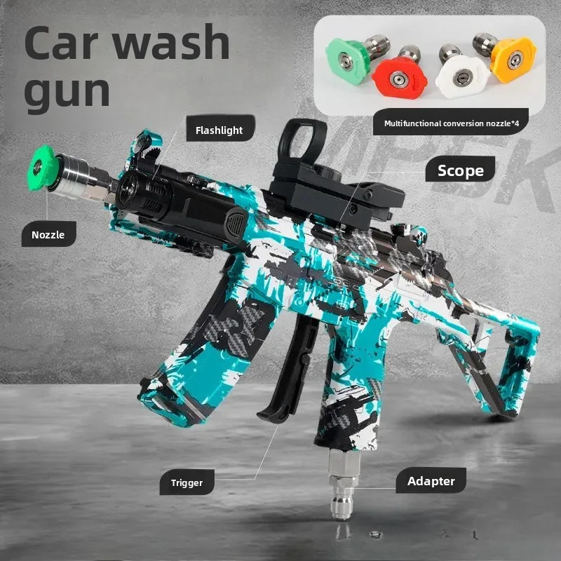 Mini AK47 High-Pressure Spray Gun Car Wash Powerful Water Gun for Vehicle