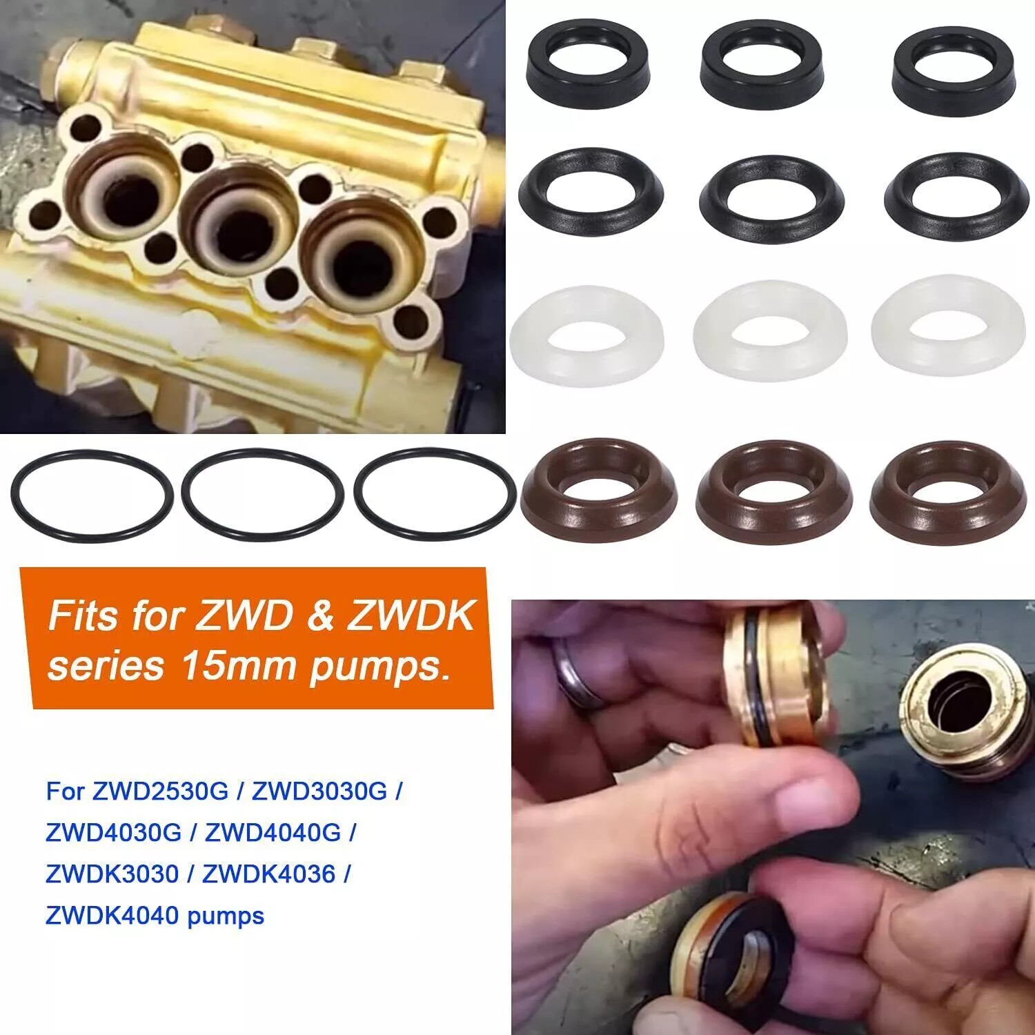 Packing Kit Pressure Washer Pump Seal Repair Accessory Kit 5019006400 Comet ZWD