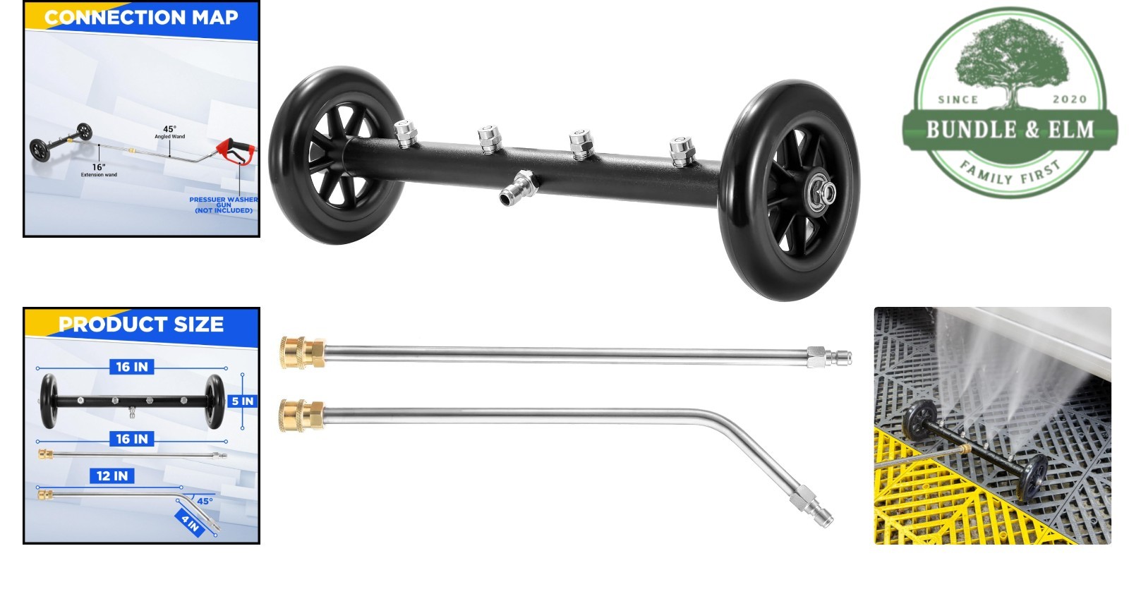 Lightweight Aluminum Undercarriage Cleaner for Effective Vehicle Maintenance