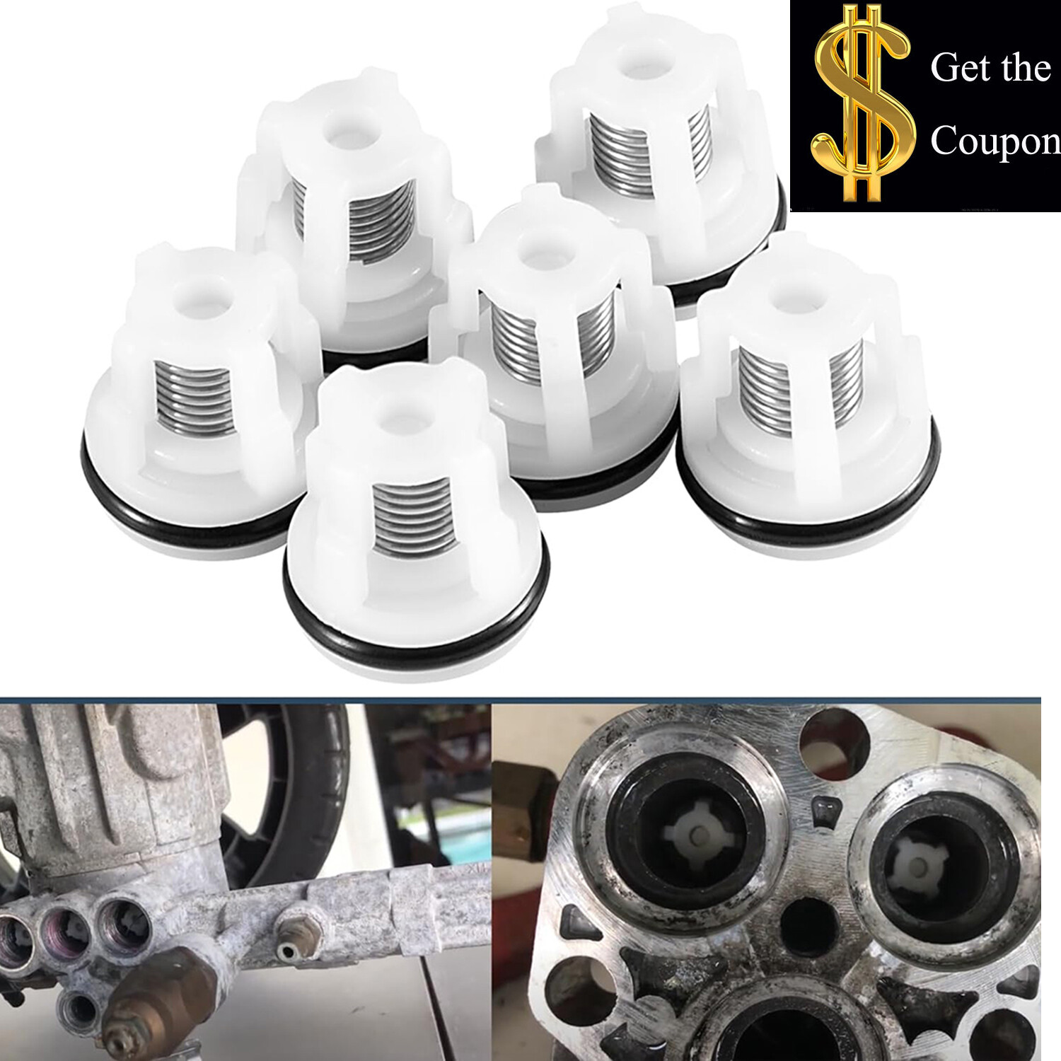 AR2233 Pressure Washer Pump Check Valve Kit for Annovi Reverberi RMW Series