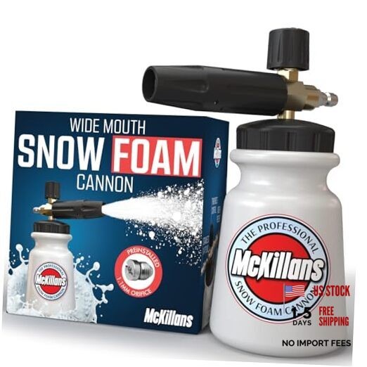 Foam Cannon for Pressure Washer (Wide Mouth) – Car Wash Snow Wide Mouth Bottle