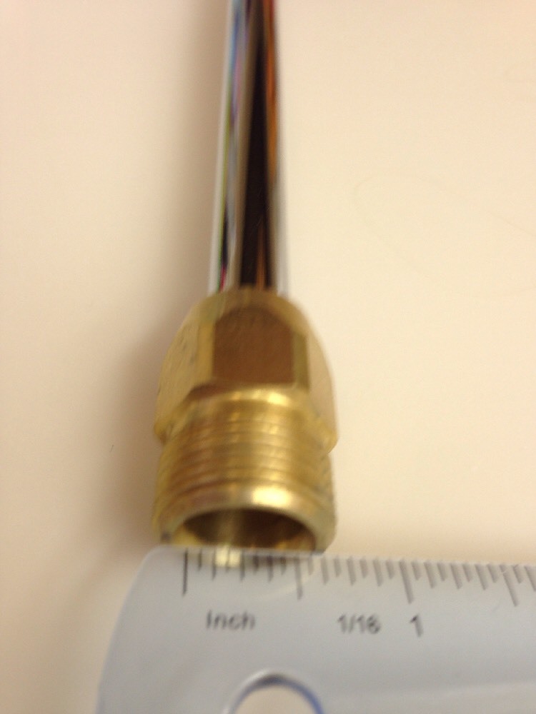 M22 /14mm Adjustable Pressure Washer Chrome Spray Wand M22 8.750-829.0 MadeInUSA