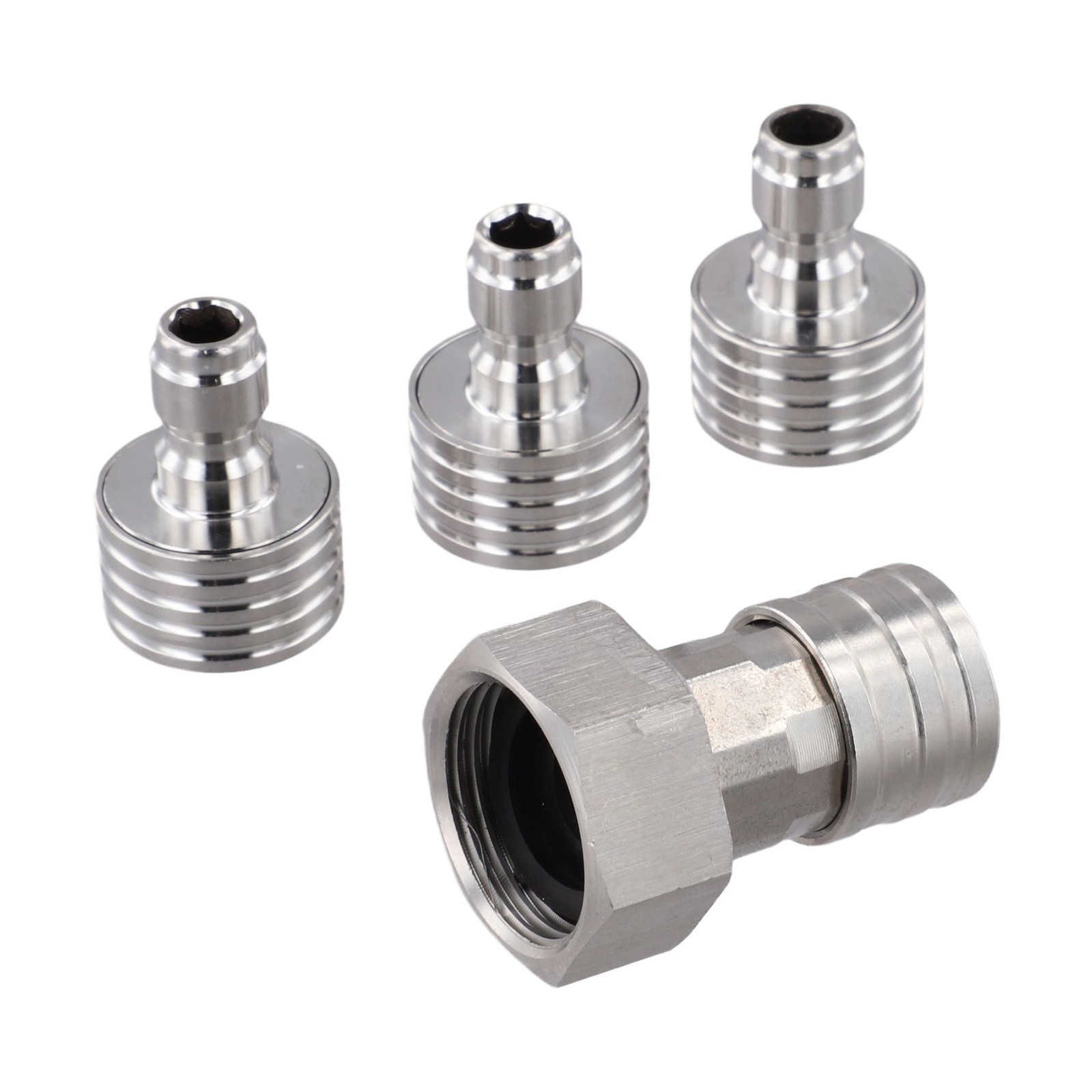 Pressure Washer Nozzle Adapter with 14 Inch Connector for Efficient Car Washing
