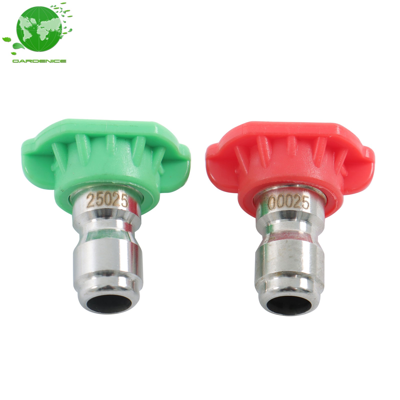 1/4 Inch High Pressure 3600 Psi Rotating Turbine Nozzle Set With 5 Spray Nozzles