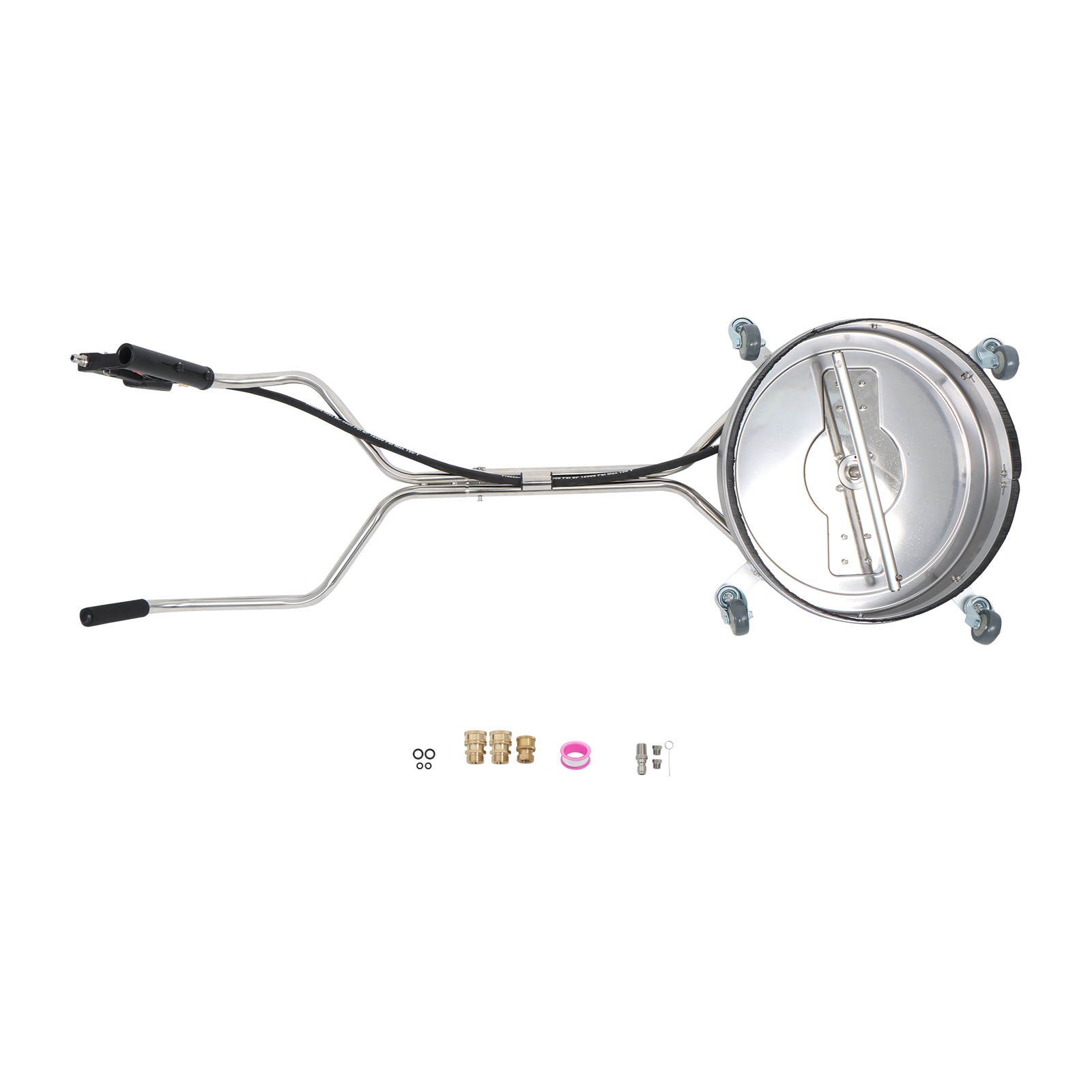 20Inch Pressure Washer Surface Cleaner w/ Handles & Wheels Quick Connect
