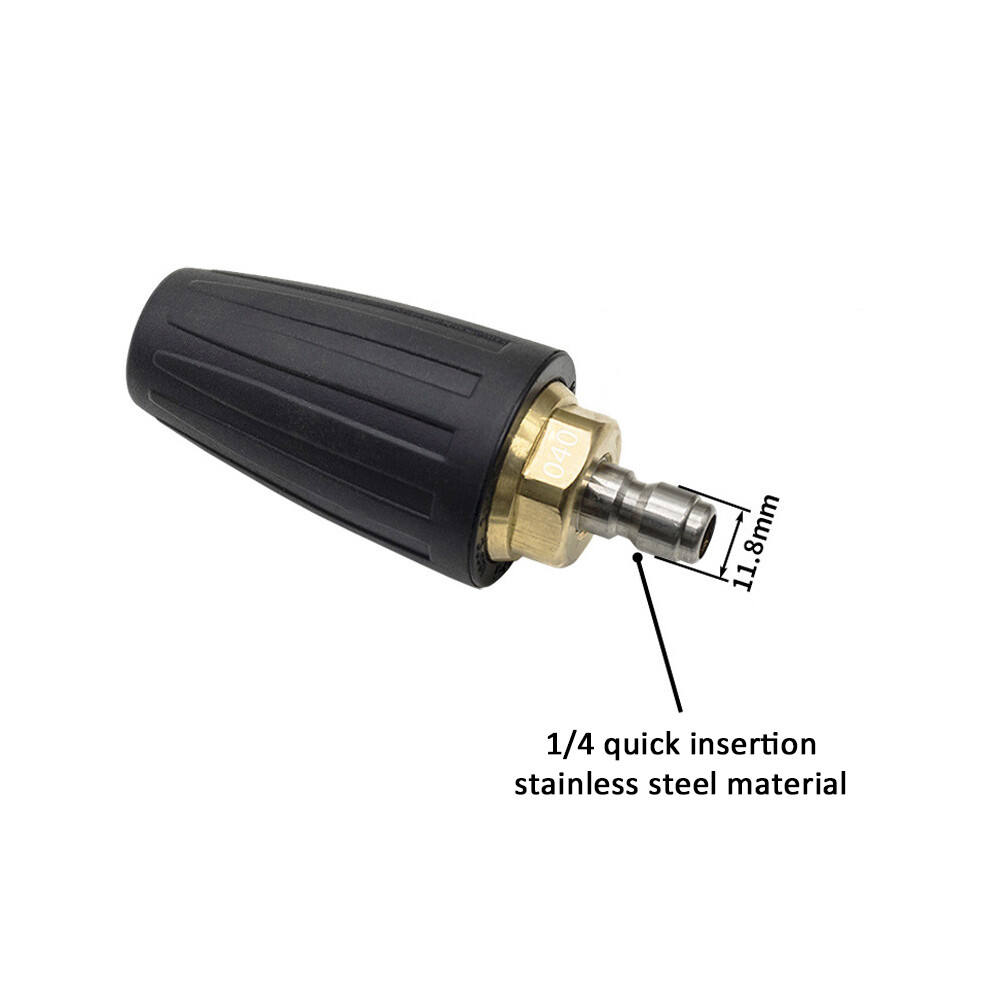 4000 PSI Pressure Washer Rotating Nozzle Quick Connector Nozzle 7 R0Z8