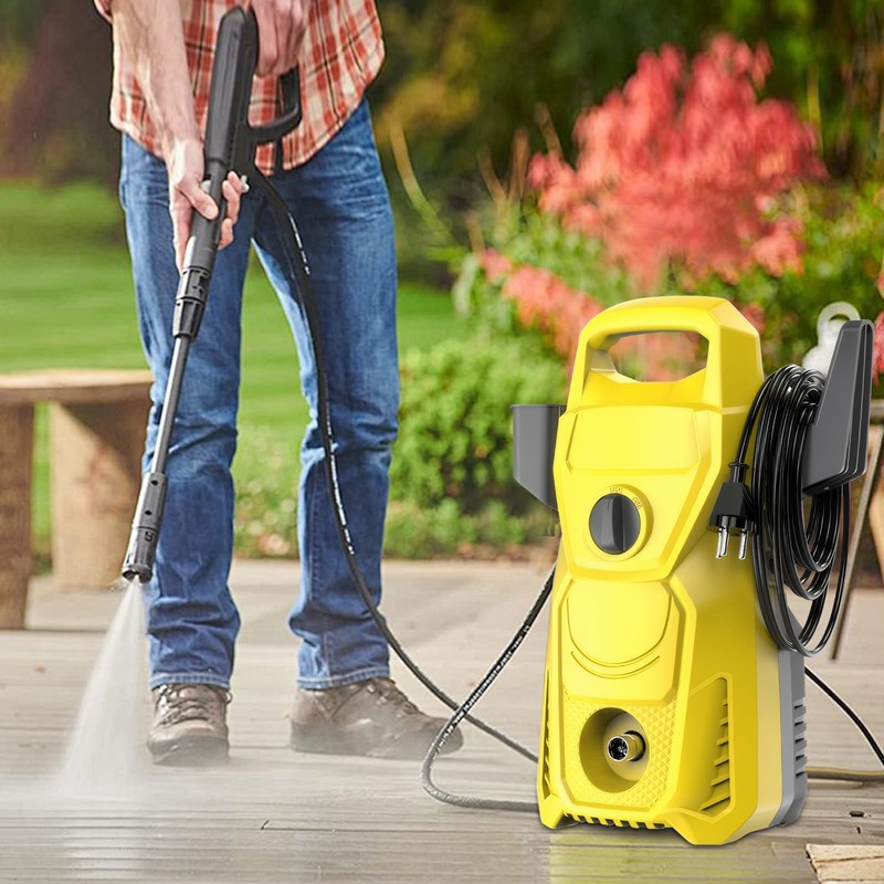220V Electric Pressure Washer 1600W 100Bar Power Jet Wash for Car Patio Yard US