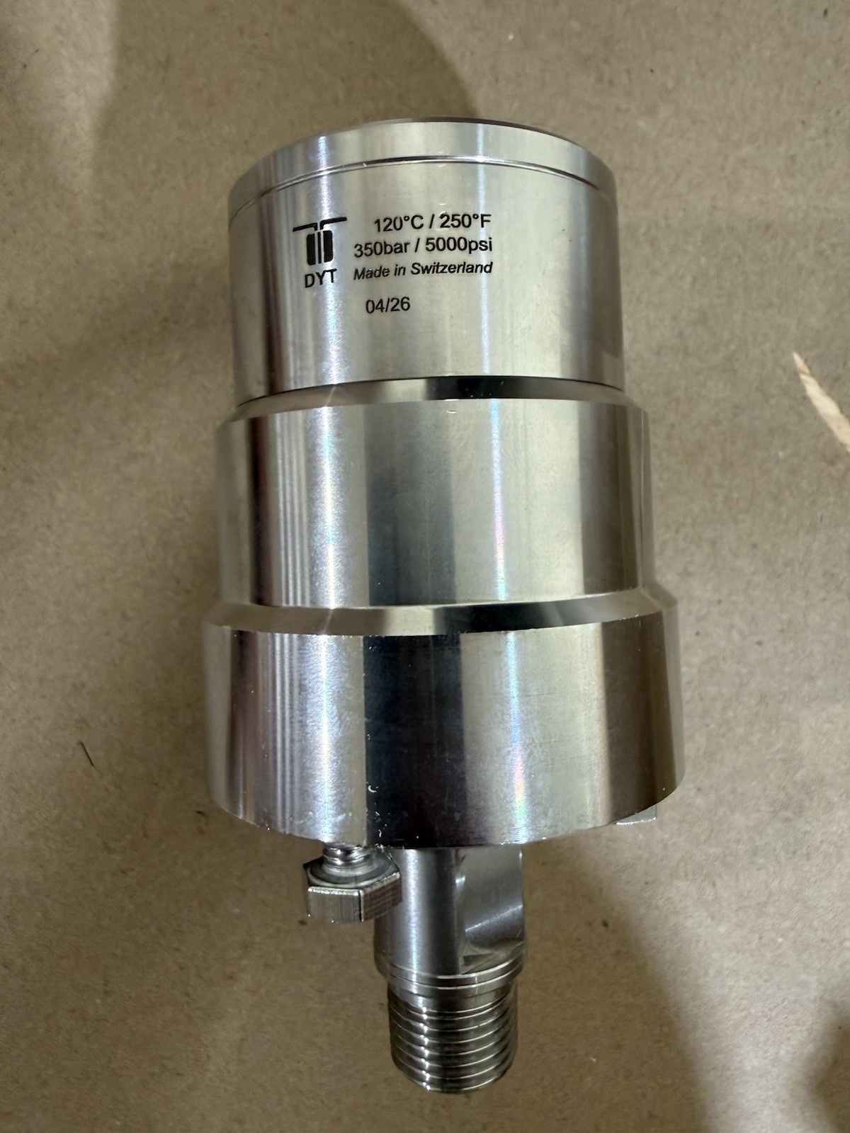 Mosmatic 59.653 , DYT Rotary Swivel Union , 3/8″ NPTF x 3/8″ MPTM