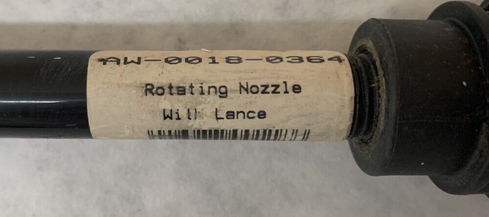 AW-0018-0364 Rotating Pressure Washer Nozzle with Lance 2400 PSI 140 Bar