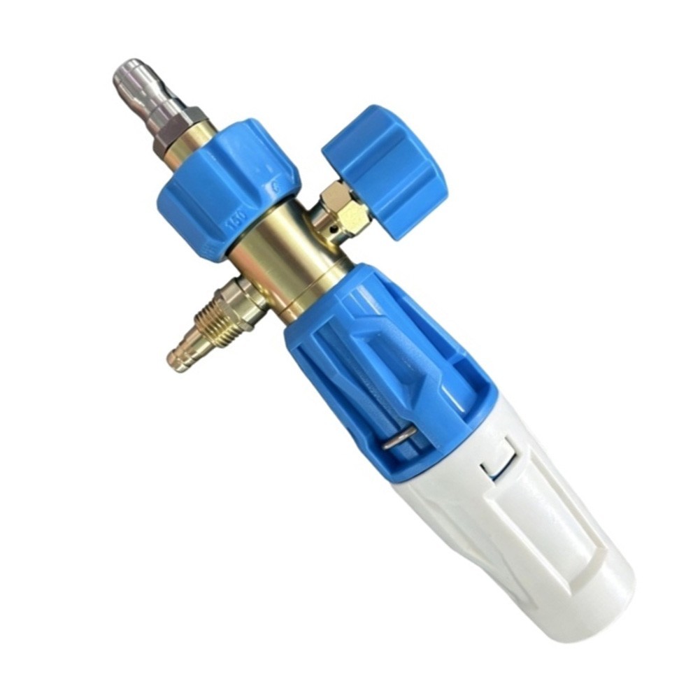 Blue Plastic and Metal Foam Pot Spray Head Compatible with Bubble Foam Pots