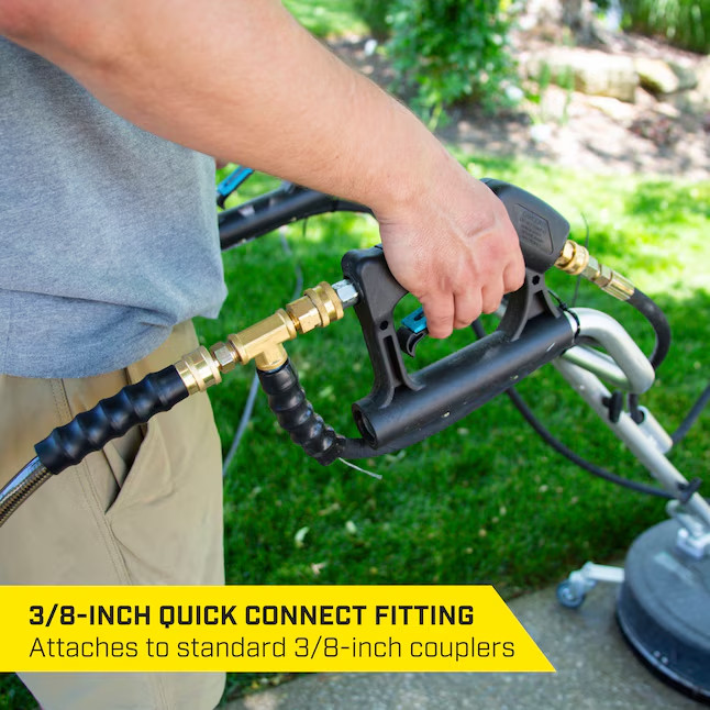 SurfaceMaxx Walk-behind with Water Broom 20-in up to 4500-PSI-NO SHIP CA