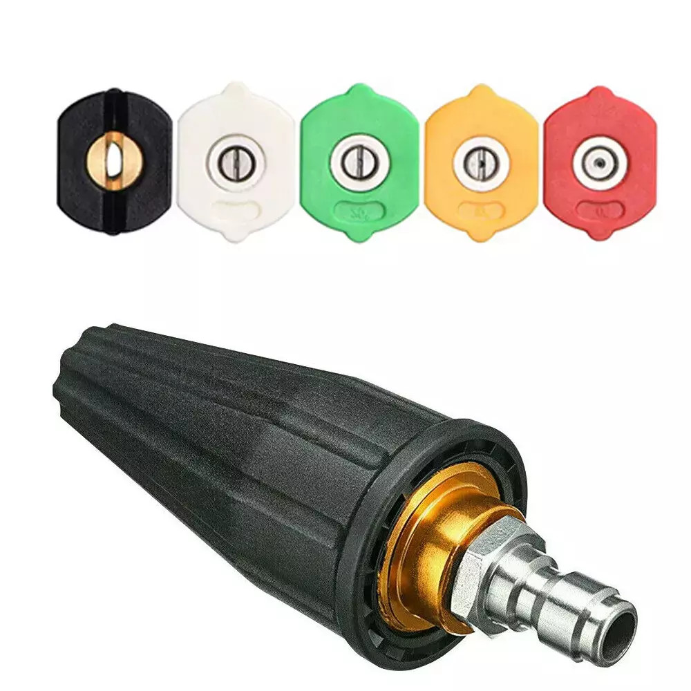 4.0GPM High Pressure Washer Rotating Turbo Nozzle Spray Tip 4000PSI 1/4″ Quick