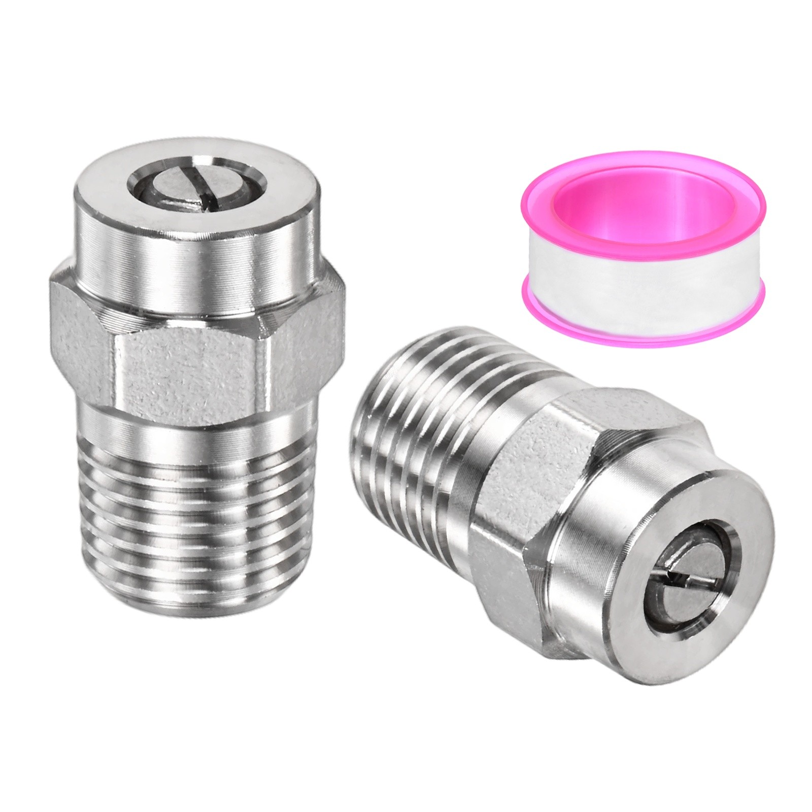 1/4″ NPT 40° Surface Cleaner Tip [2PCS] – Pressure Washer Nozzles [1.236MM Pore]