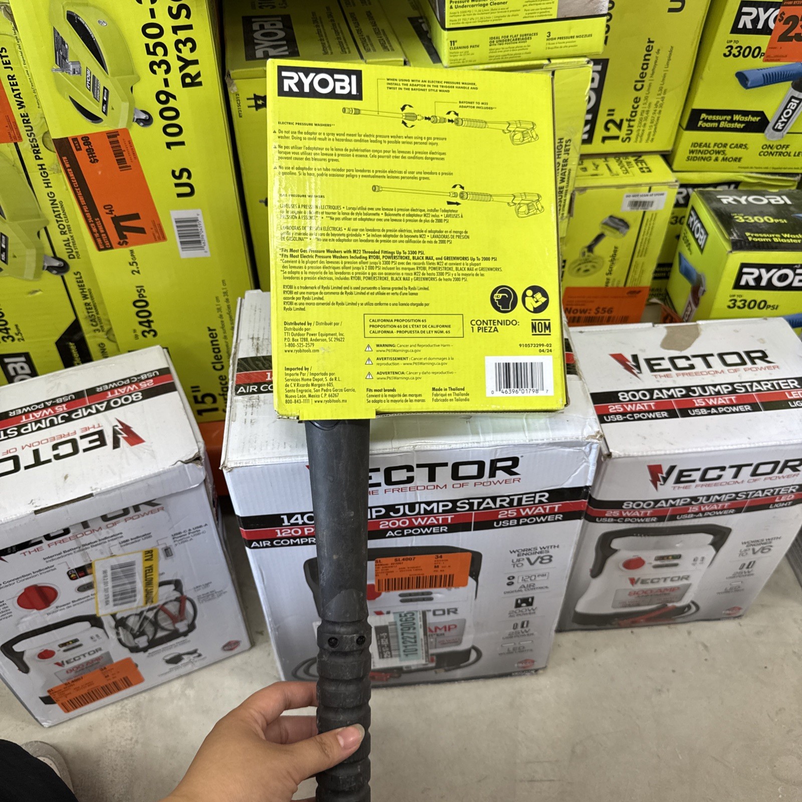 RYOBI 3,300 PSI Pressure Washer Trigger Gun Kit