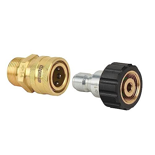 McKillans® Pressure Washer Quick Connect Kit, M22-14mm to 3/8″ Male Female Quick