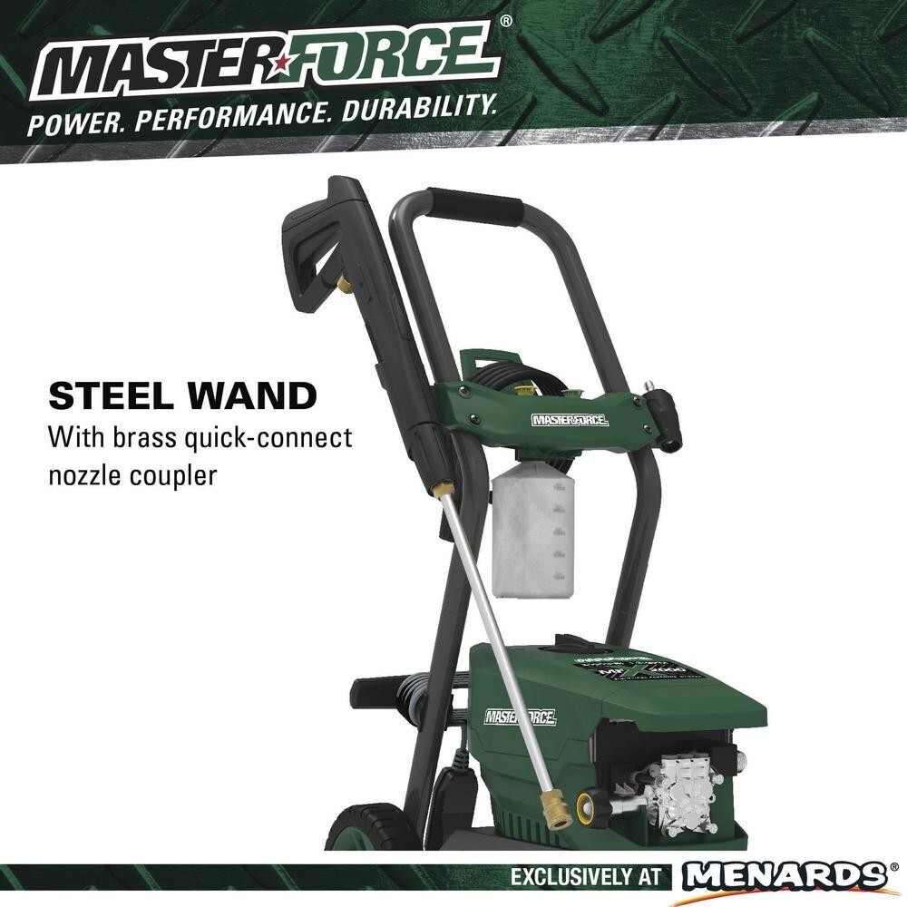 2000 PSI 1.2 GPM 13 Amp Corded Electric Low Profile Mobile Pressure Washer