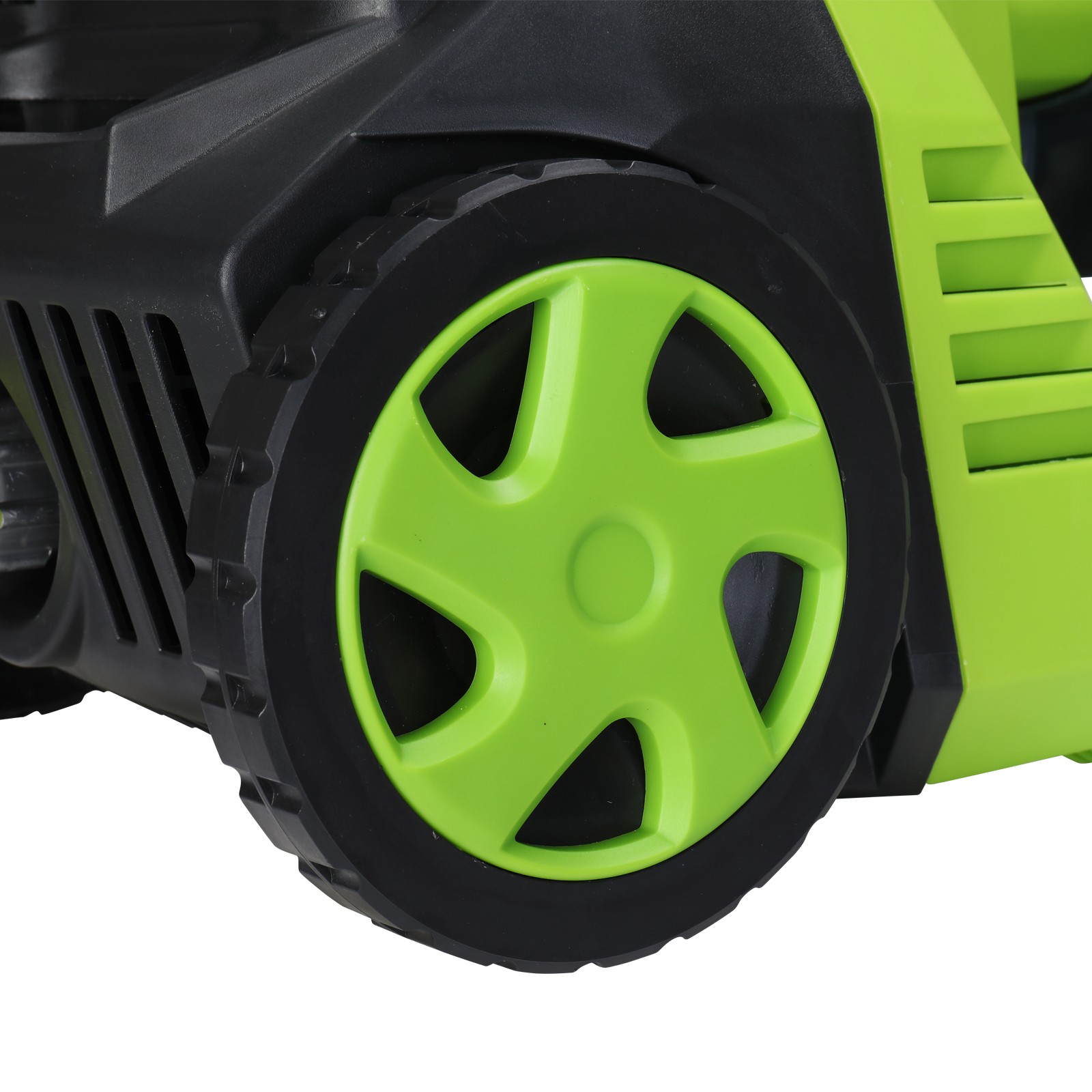 Portable Pressure Washer 4500PSI Max with 4 Nozzles and Telescopic Handle Green