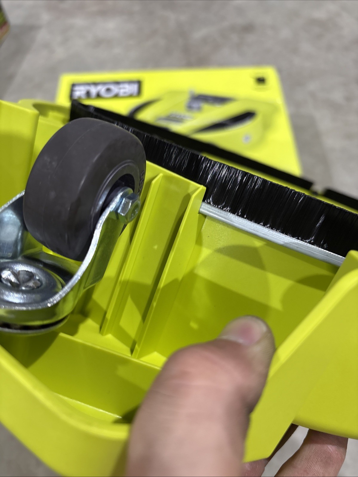 RYOBI 15 in. 3400 PSI Gas Pressure Washer Surface Cleaner with Caster Wheels