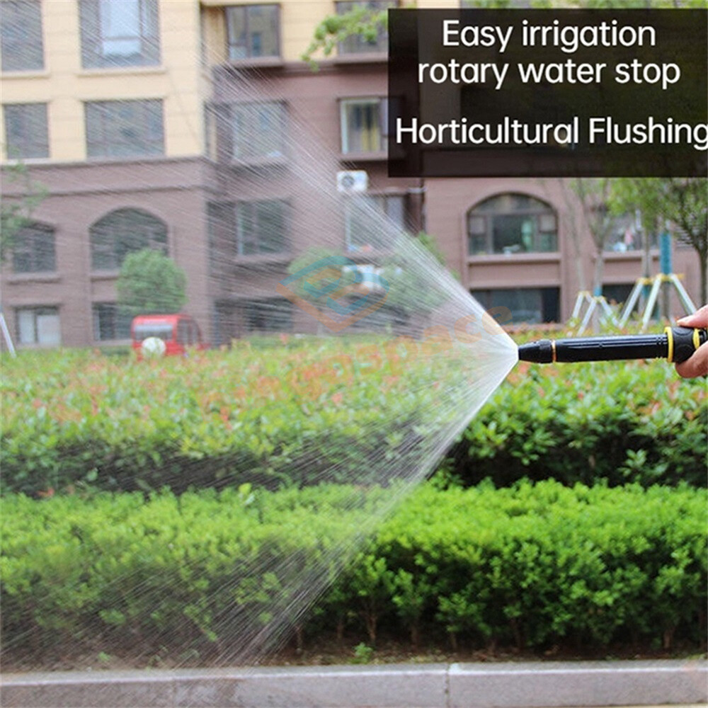 High Pressure Water Sprinkler Metal Brass Nozzle Car Garden Lawn Wash Hose Pipe.