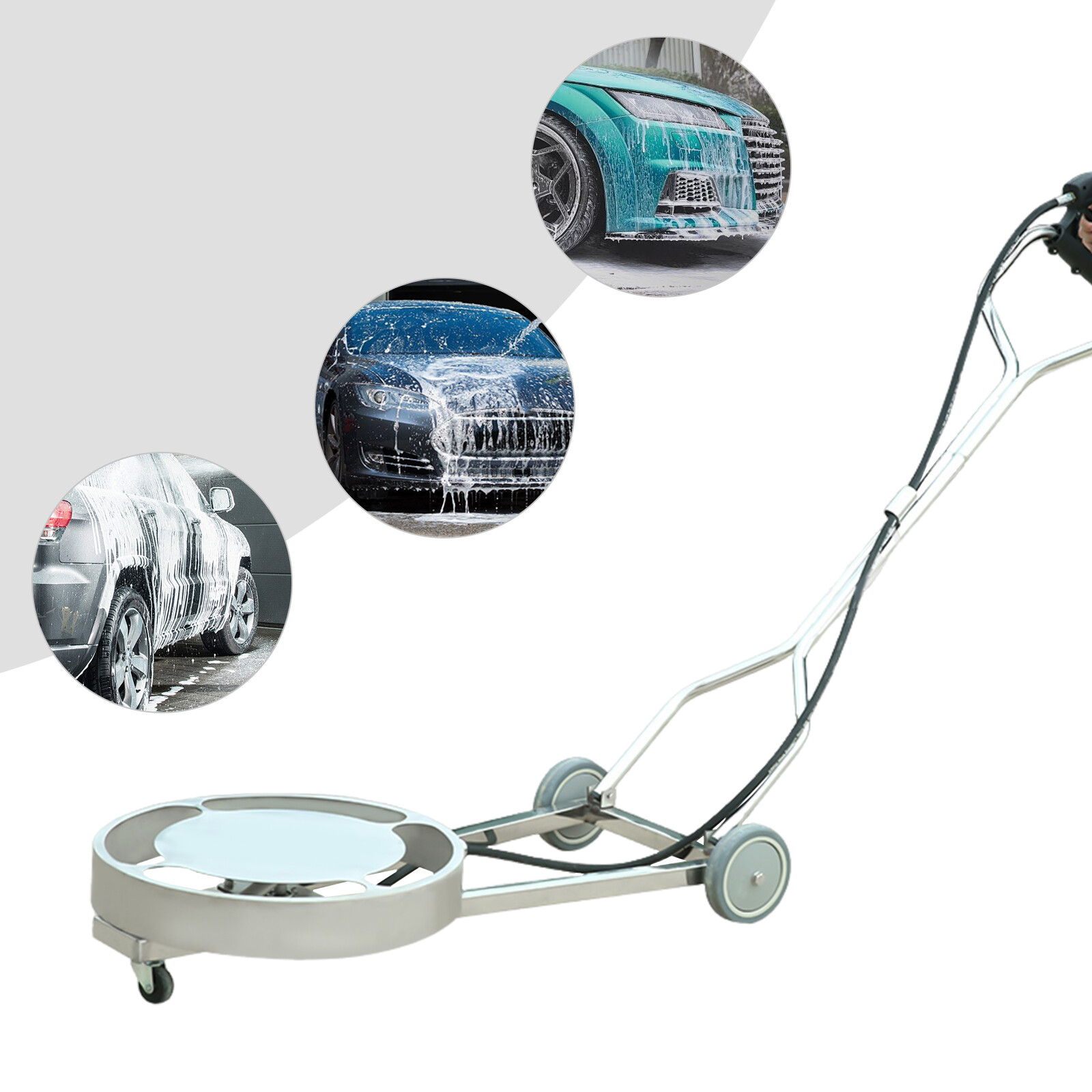 2-Nozzles Pressure Washer Undercarriage Cleaner Under Car Chassis Cleaner 15kg