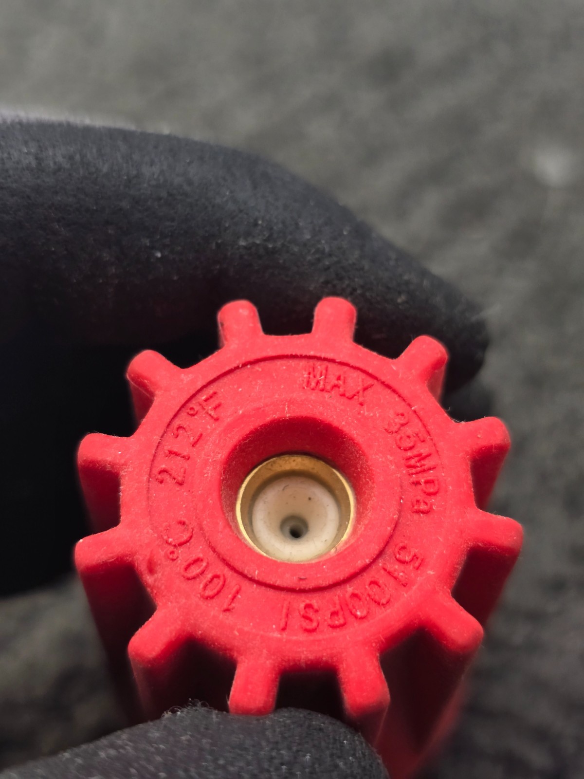 5000PSI High Pressure 360 Rotary Turbo Ceramic Valve Nozzle Car Washer Accessory