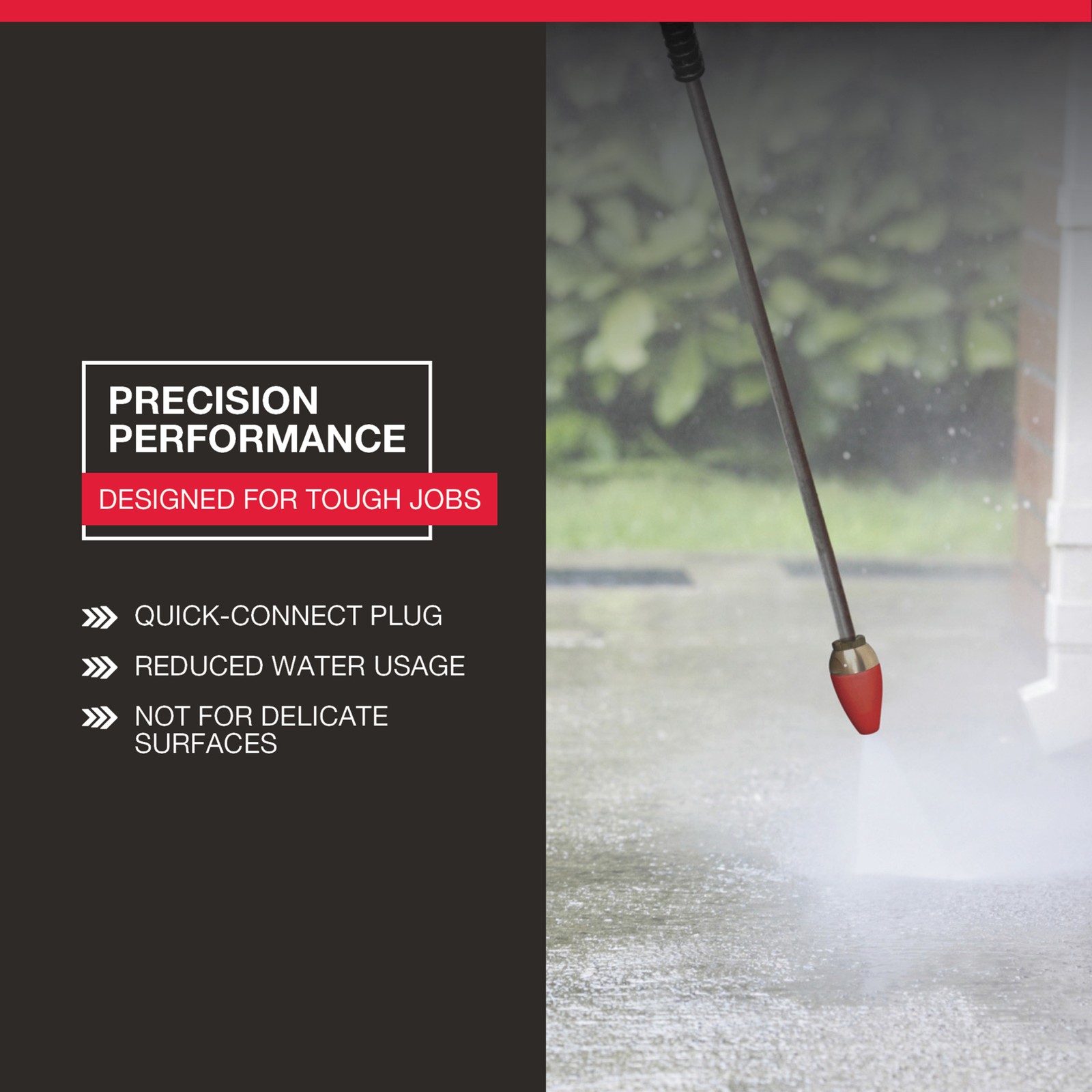 NorthStar Rotating Pressure Washer Turbo Nozzle, 5.5 Orifice, 5100 PSI, Model#