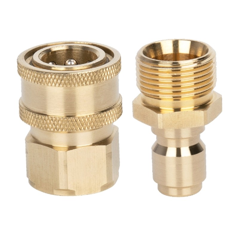 Quick Connector Brass-Faucet Water Adapter Garden Tap Connector Adapter 2pcs