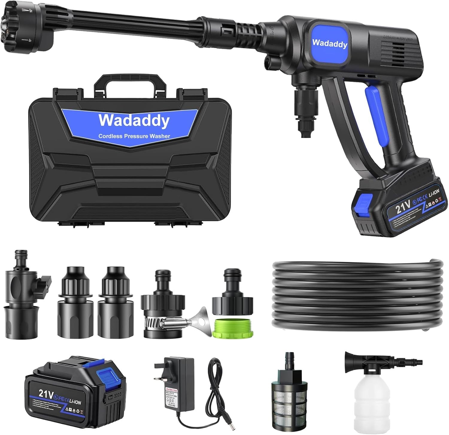 1250 PSI Cordless Power Cleaner – Lightweight & Portable for All Cleaning Needs