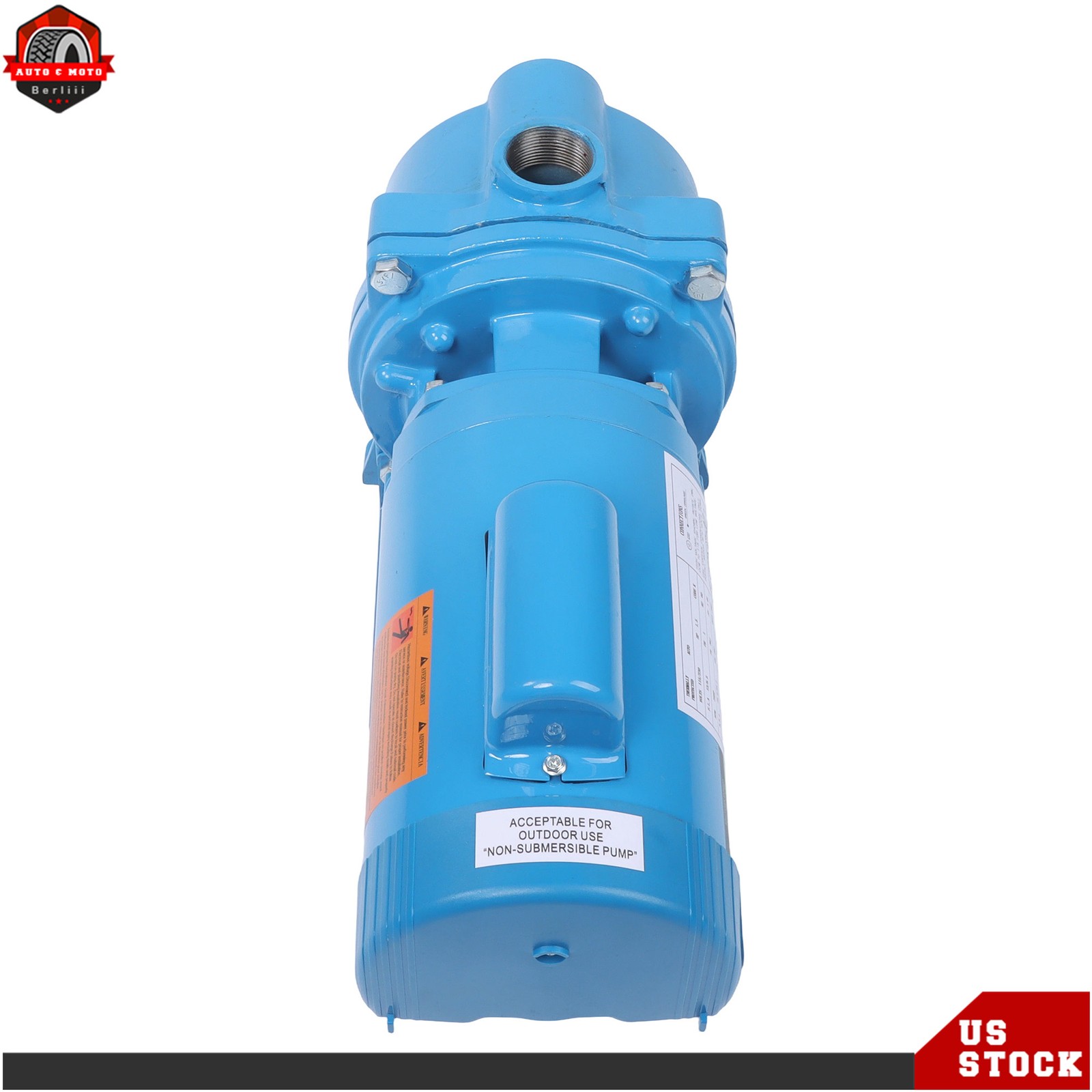 Water Well Irrigation Sprinkler Pump 115/230Volt GT15 Self-Priming Centrifugal