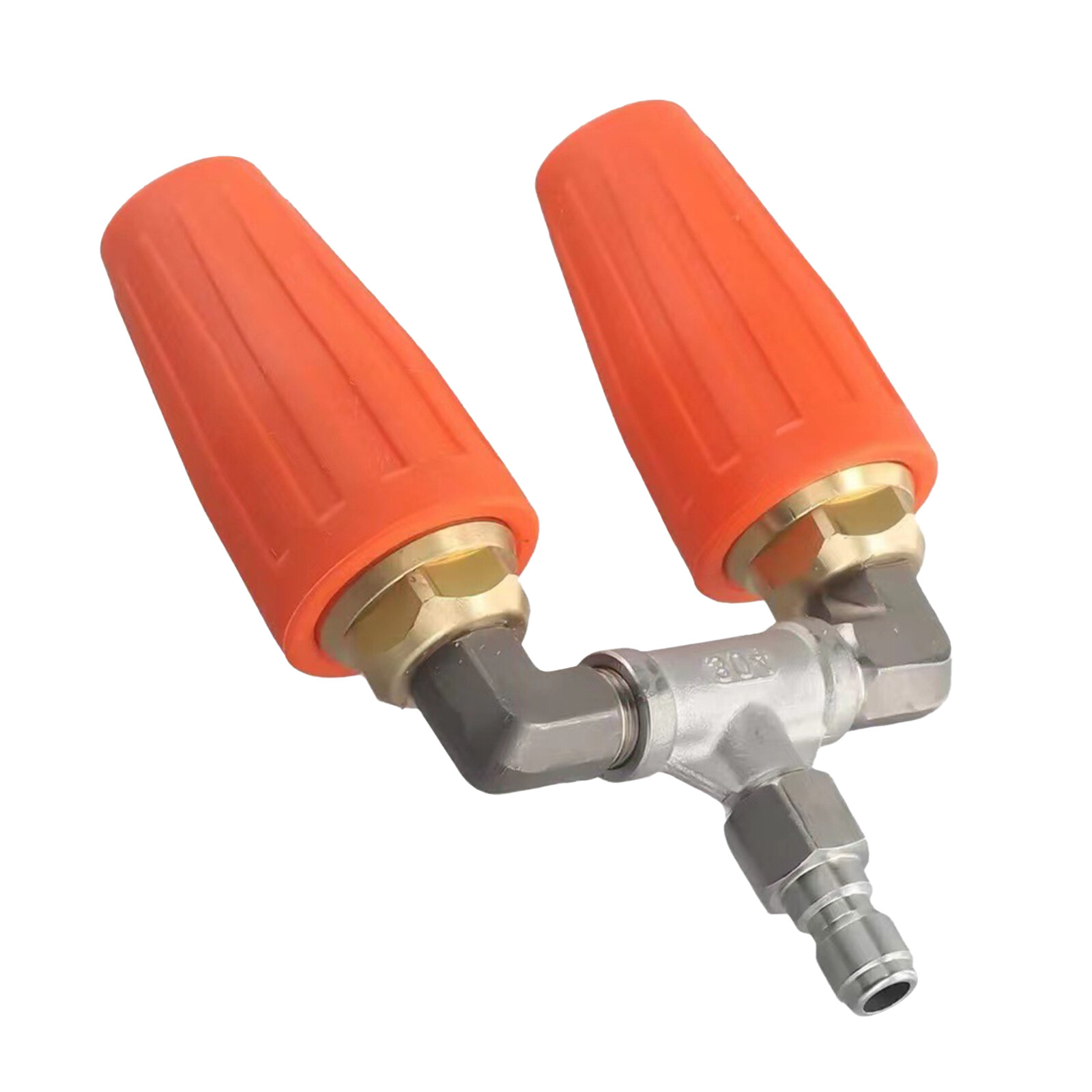 High-Pressure Washer Rotating Dual Turbo Nozzle Spray Tip1/4″ 4000PSI 4-6GPM