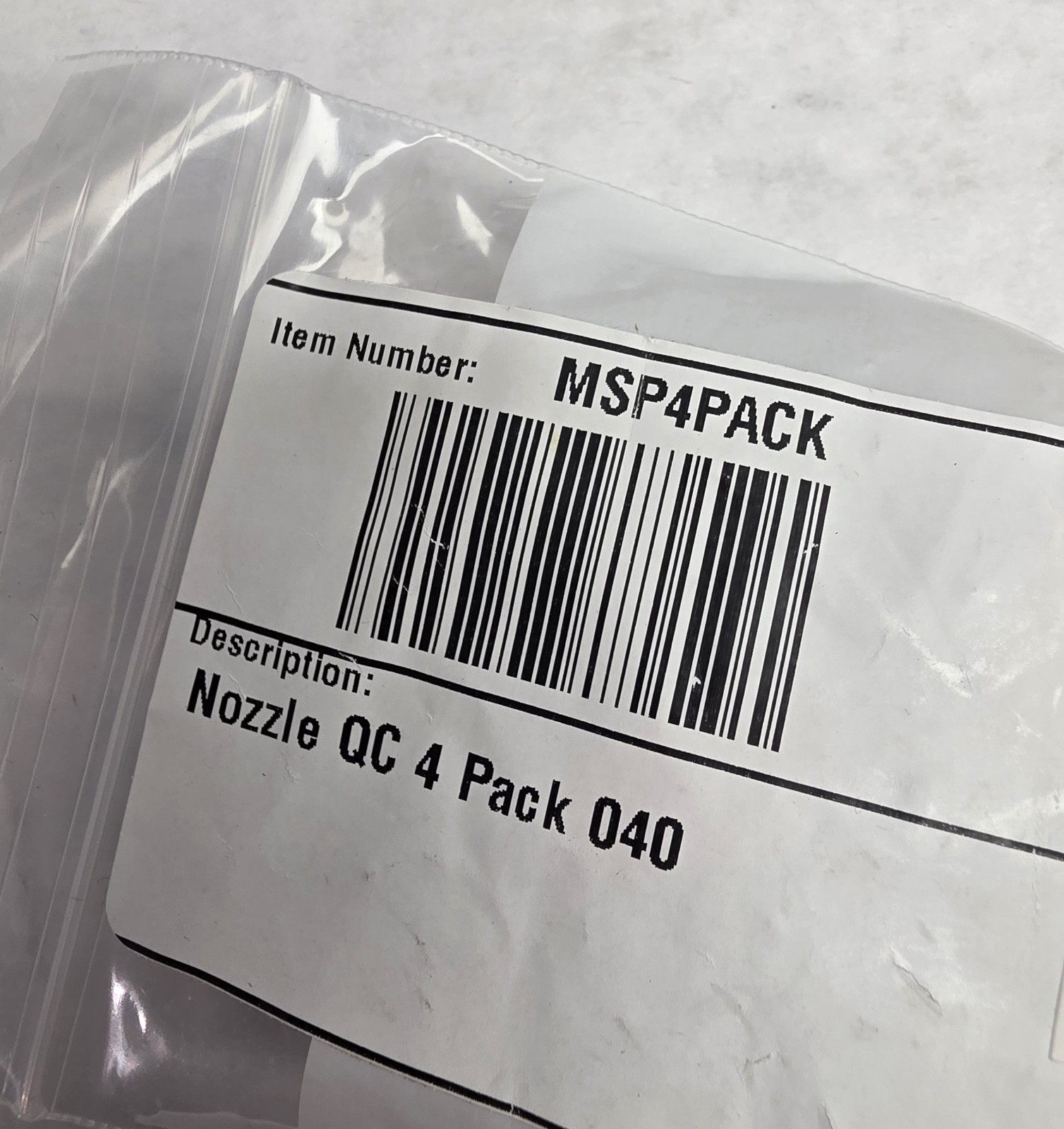 MSP4Pack Multi-Pack Quick Connect Brass Spray Nozzle Set Bag of 4 New