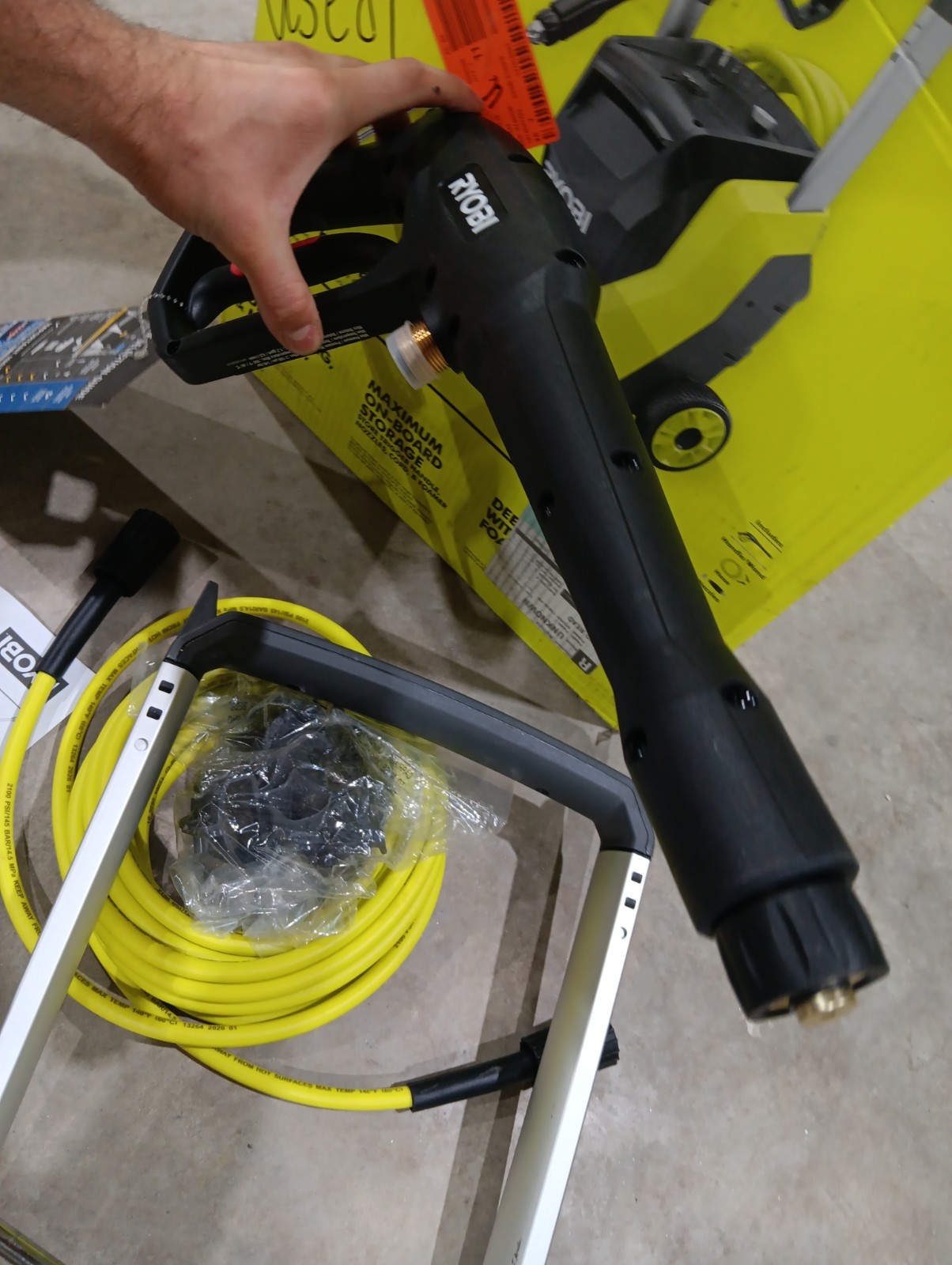 RYOBI 2100 PSI 1.2 GPM Electric Cold Water Pressure Washer RY142012 – Used Once!
