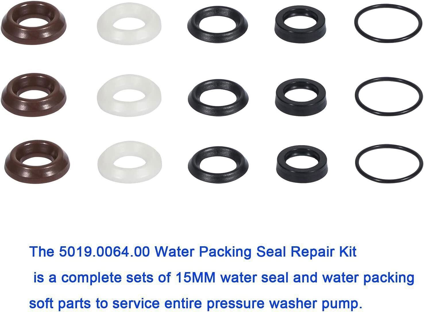 5019006400 Water Seals Repair Kit for ZWD ZWDK Series 15MM Pressure Washer Pumps