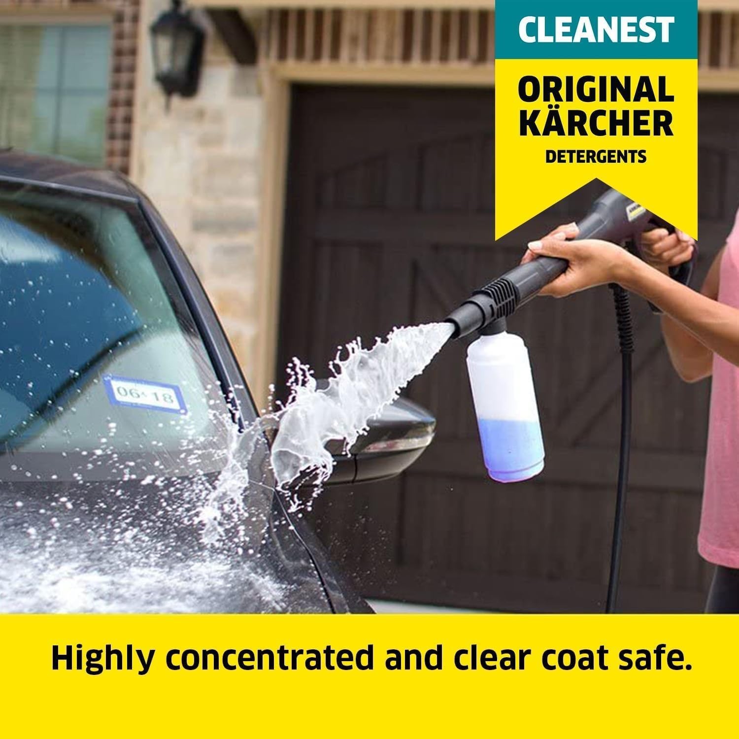 Eco-Friendly Kärcher Pressure Washer Detergent – Makes 5 Gallons, Fresh Scent