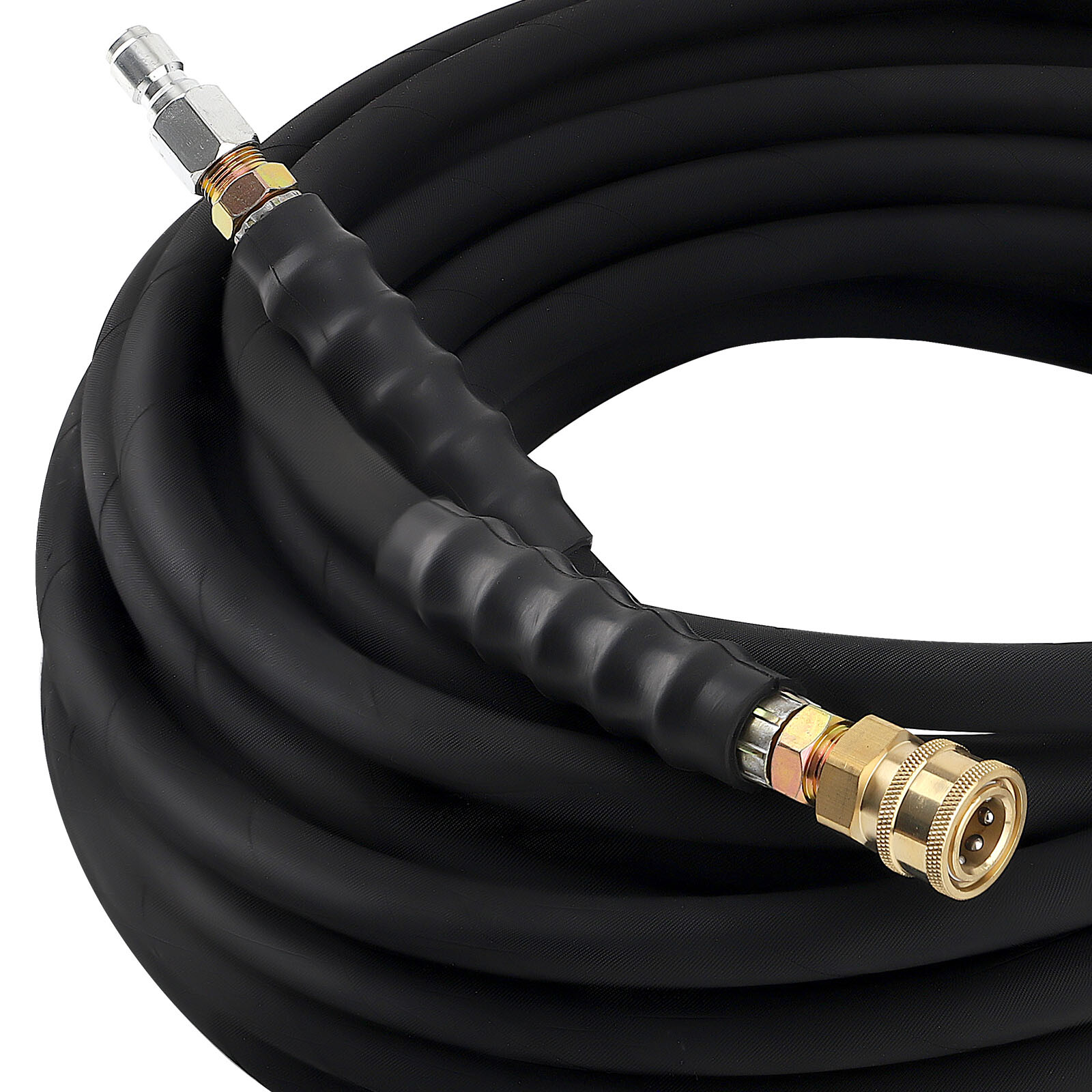 Non-Marking 2-Braid R2 HighTem Water Pressure Washer Hose 3/8″ x 100ft 6000psi