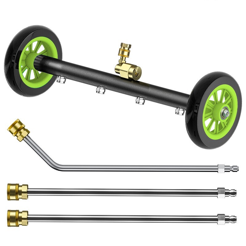 POHIR 16″ Pressure Washer Undercarriage Cleaner 4800 PSI Under Car Washer Broom