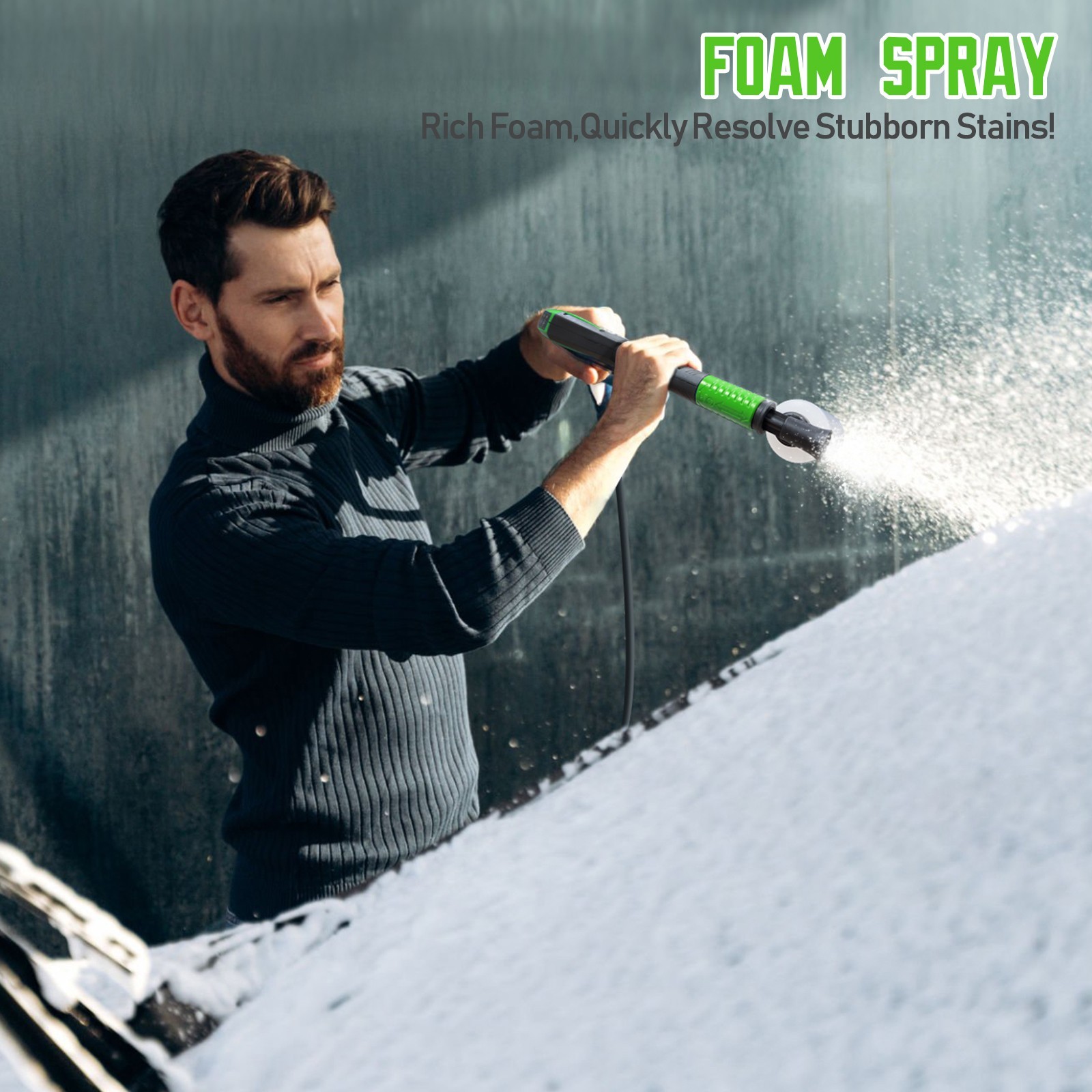 Pressure Washer 4500PSI 3.9GPM Adj-15-Level Touch Screen,car,home,yard,deck,RV