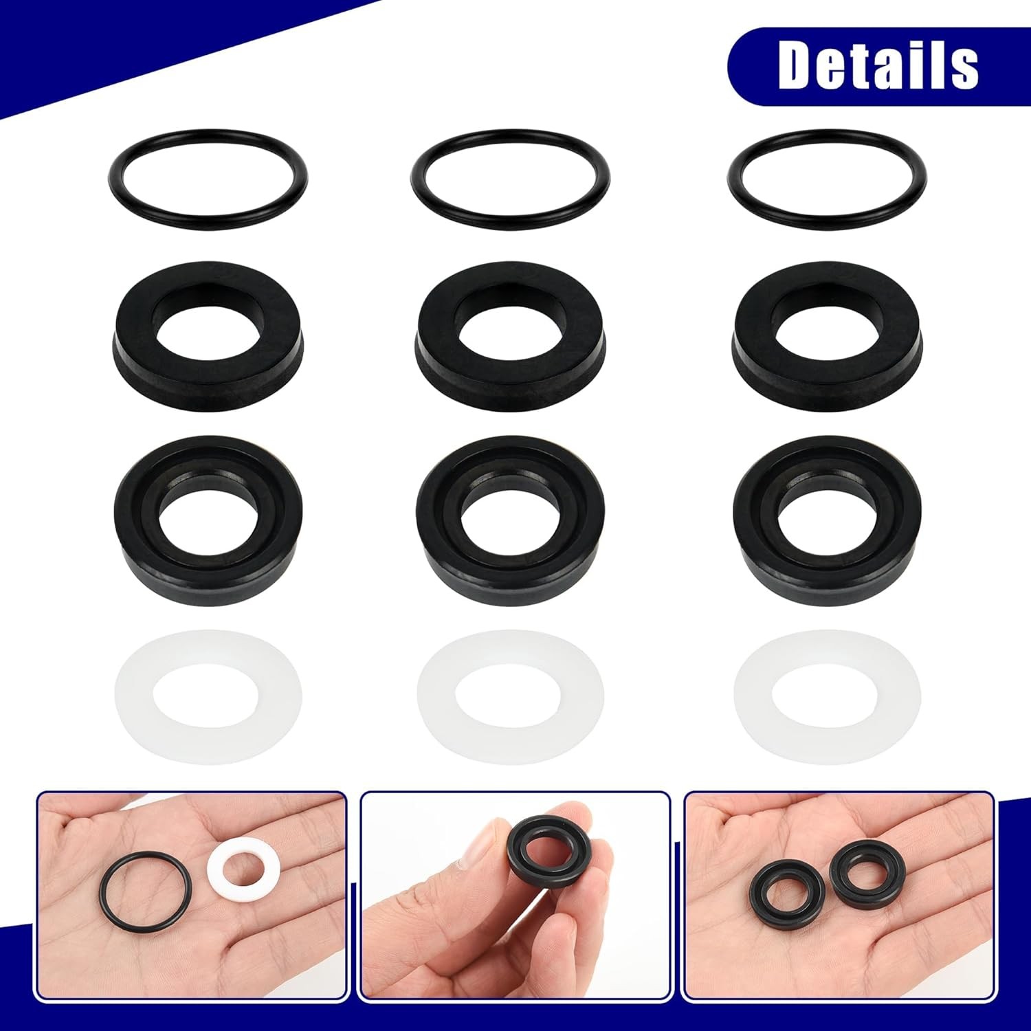 Pressure Washer Pump Seal Kit Replacement for Simpson Cleaning 510005 Seal Kit