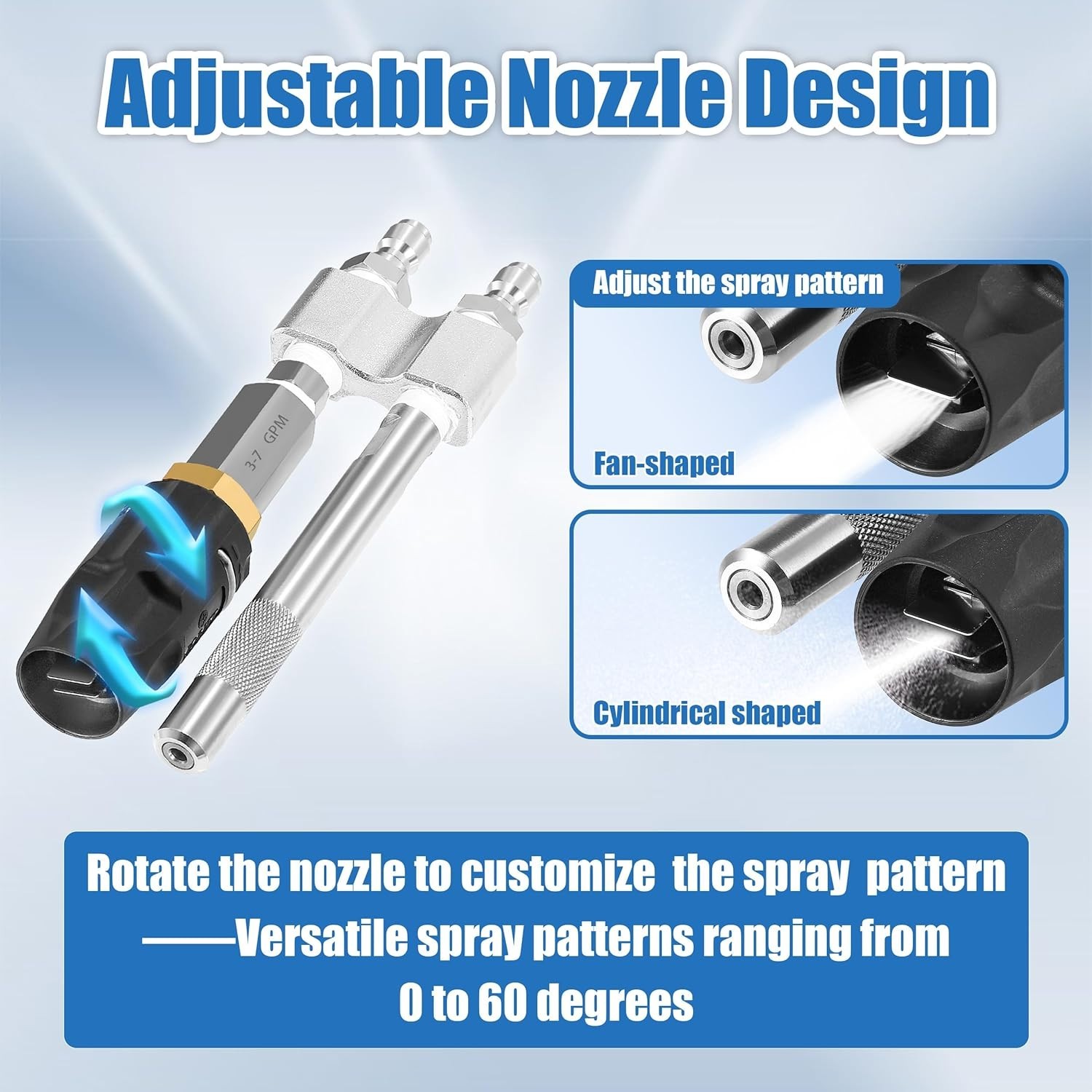 Corrosion Resistant Twist Nozzle for Remote Cleaning