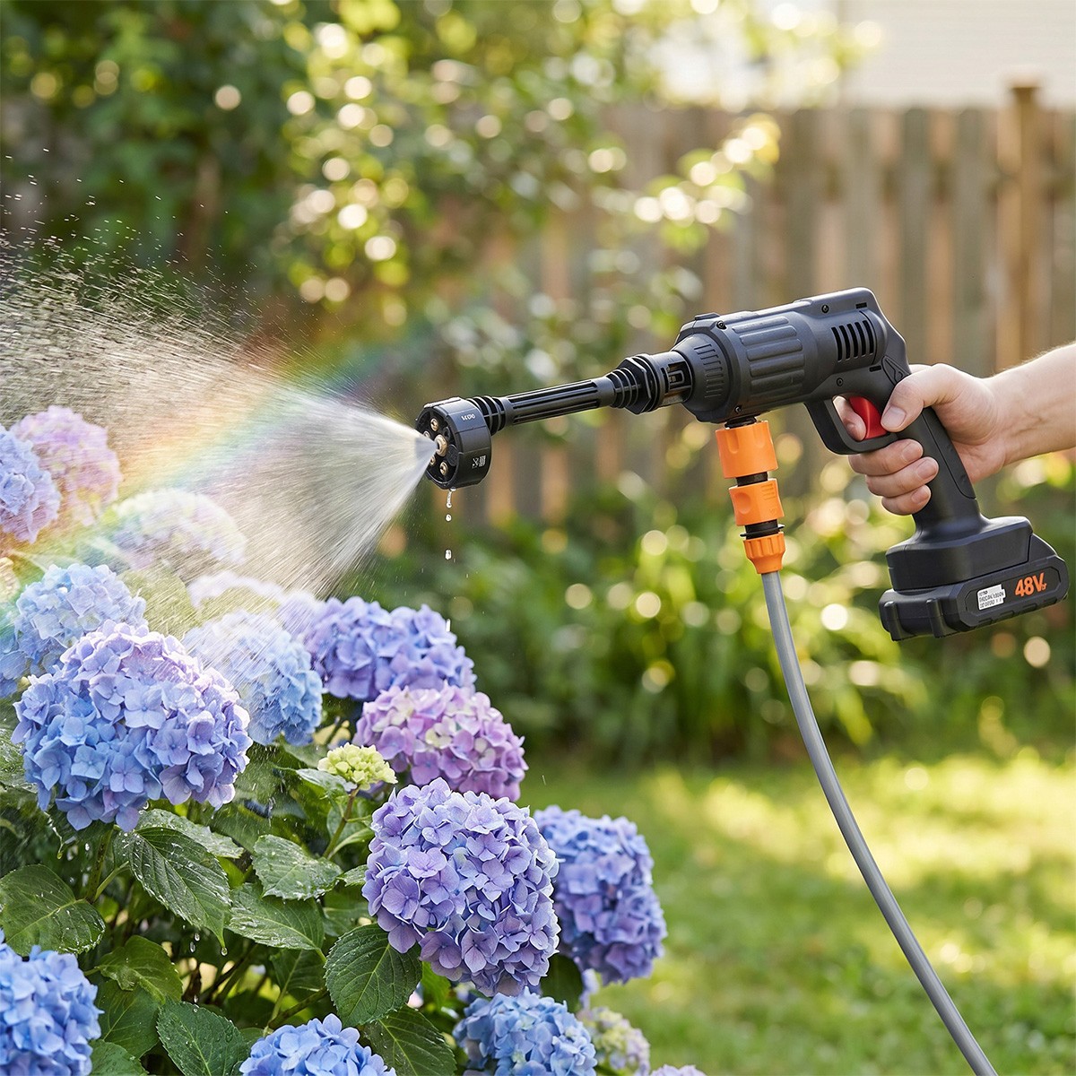 Cordless Electric High Pressure Water Spray Car Gun Portable Washer Clean Tool