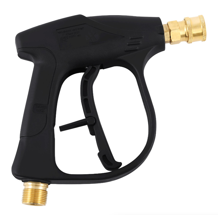 1/4″ High Pressure Washer Gun 4000 PSI Car Wash Foam Spray Short Wand w/ Nozzle