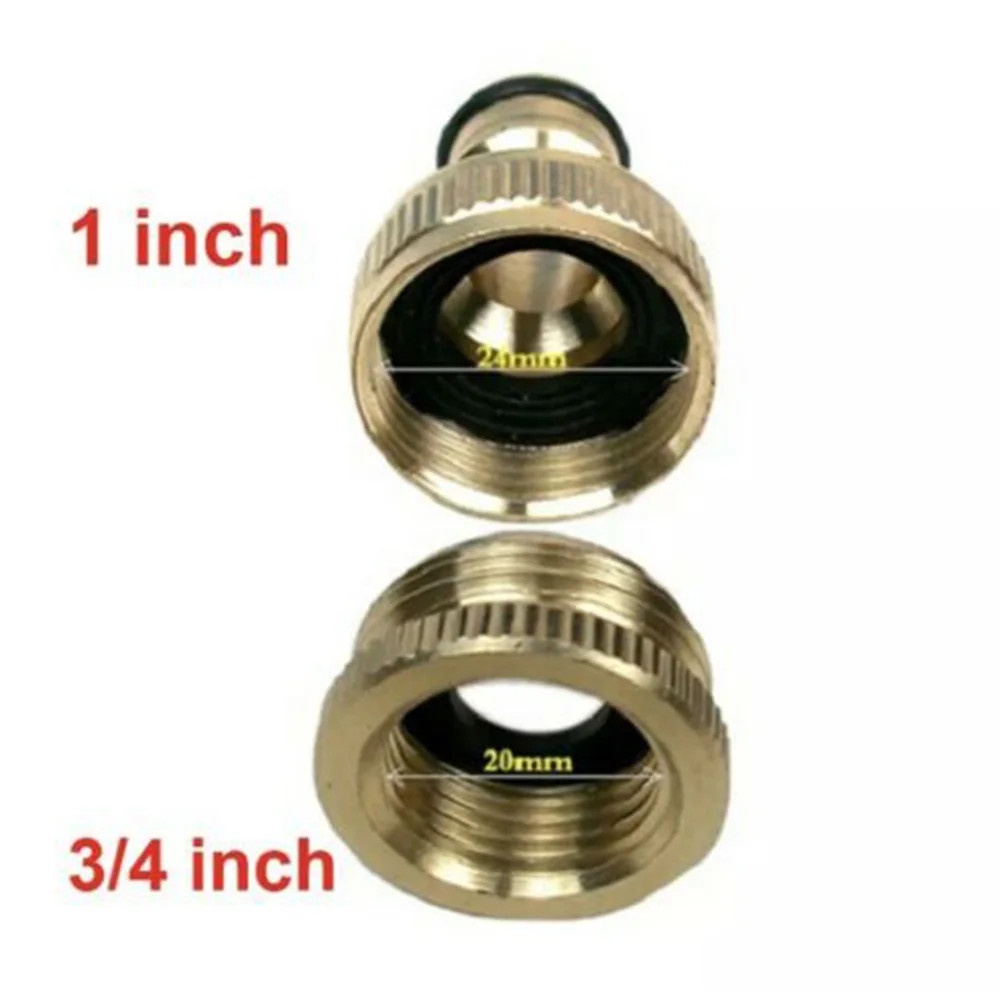 Brass Faucet Tap Connector Mixer Hose Adaptor Quick Connecter 1/2 3/4 Copper Hos