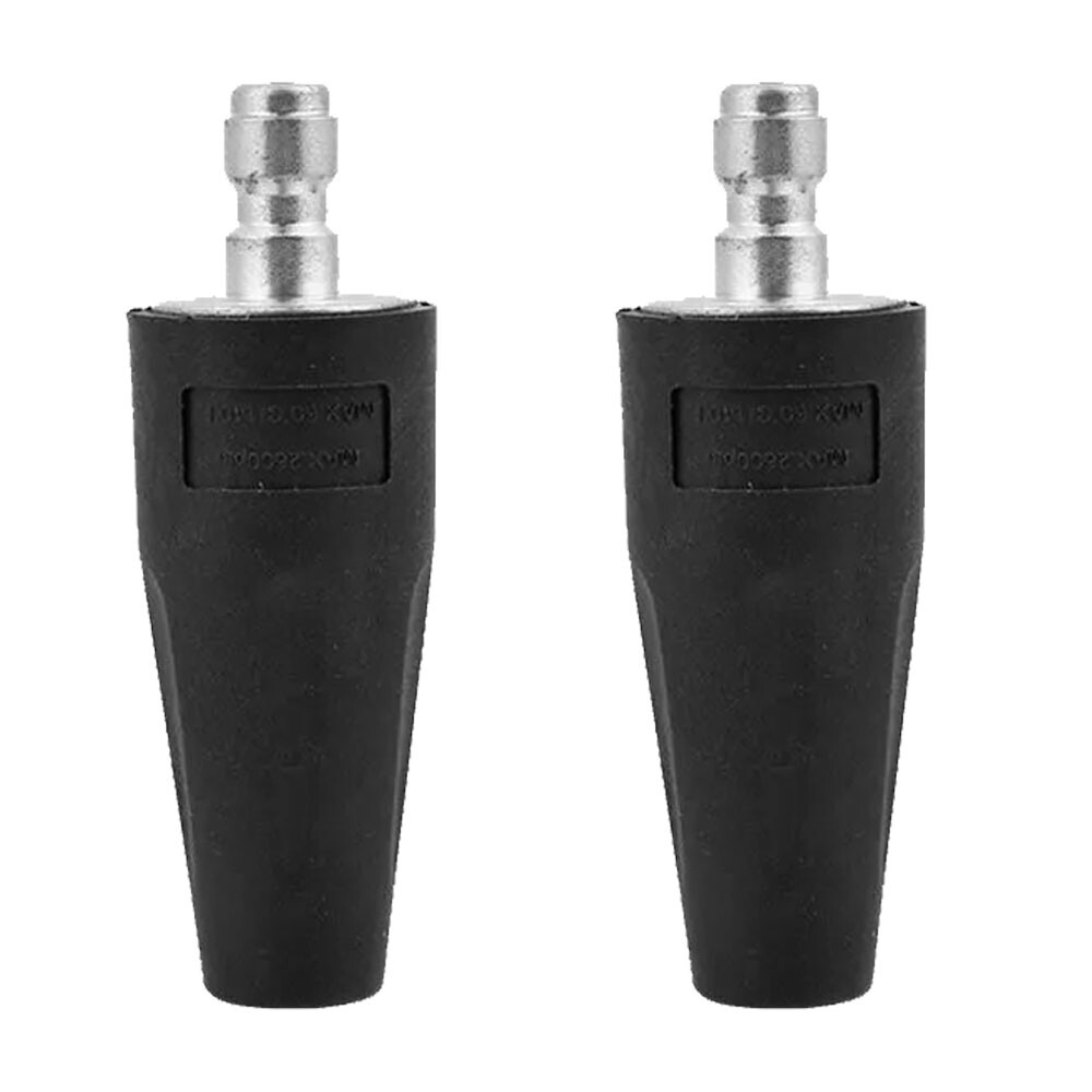 2x High Pressure Washer Jet Wash Dirt Blaster Rotating Turbo Nozzle Spray Tips