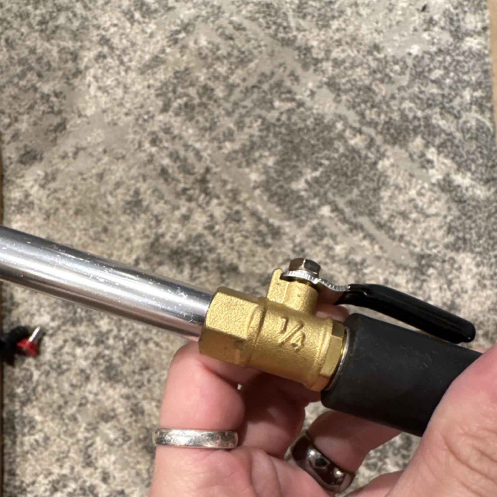 Pressure Washer Wand Quick Connect Nozzle Adapter Brass Metal Cold Water