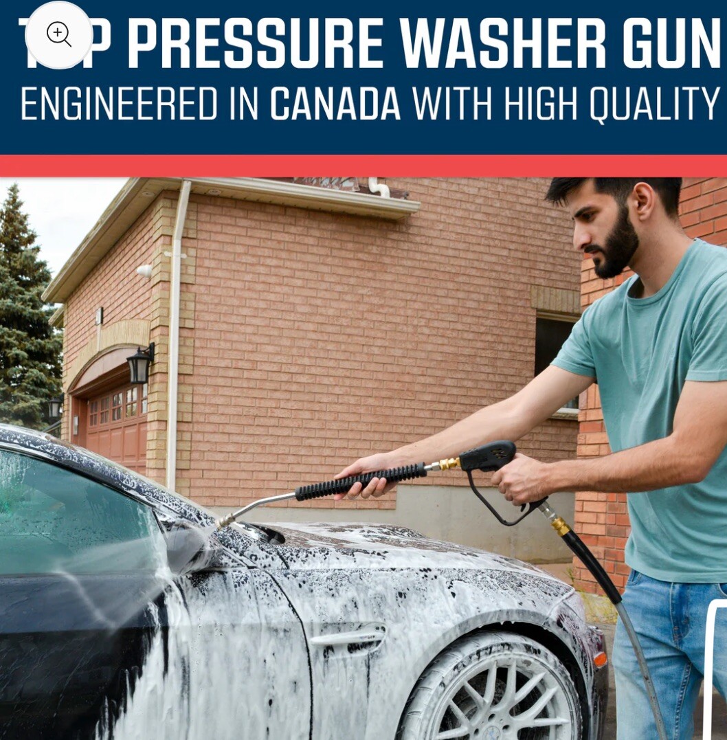 Short Pressure Washer Gun With Swivel Gun Car Wash McKillans Water Stubby